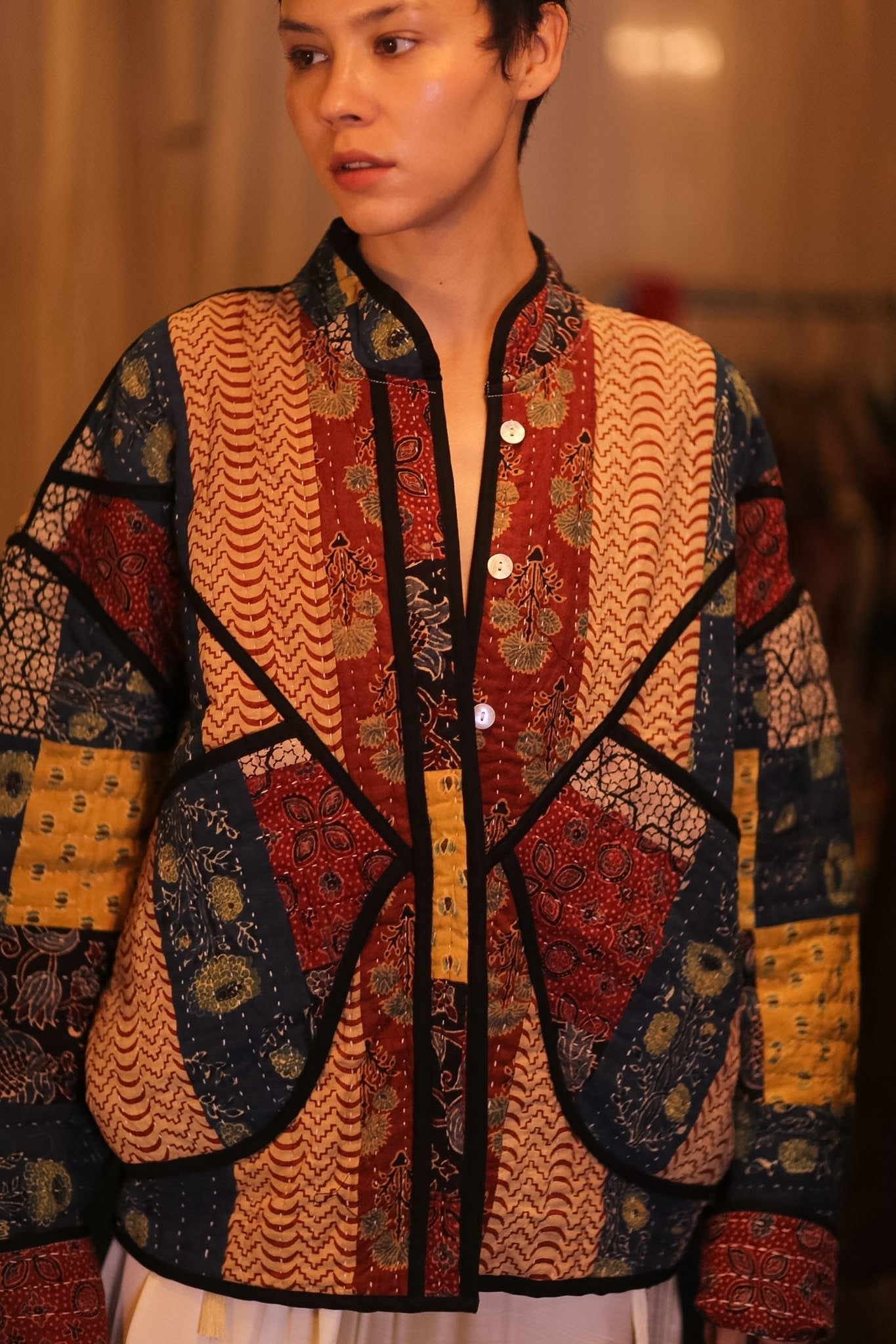 PATCHWORK PATTERN KANTHA JACKET YEI - MOMO STUDIO BERLIN - Berlin Concept Store - sustainable & ethical fashion