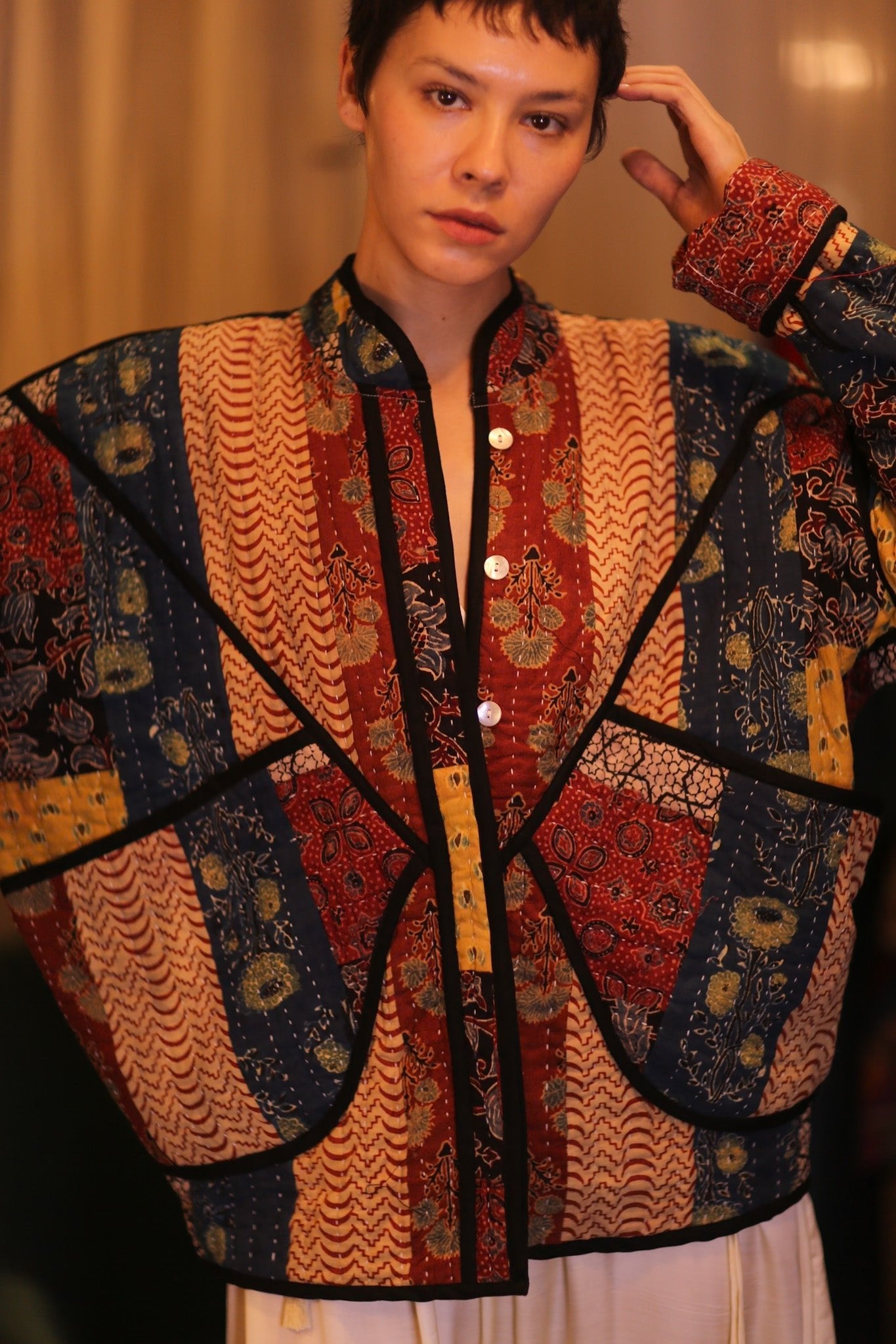 PATCHWORK PATTERN KANTHA JACKET YEI - MOMO STUDIO BERLIN - Berlin Concept Store - sustainable & ethical fashion