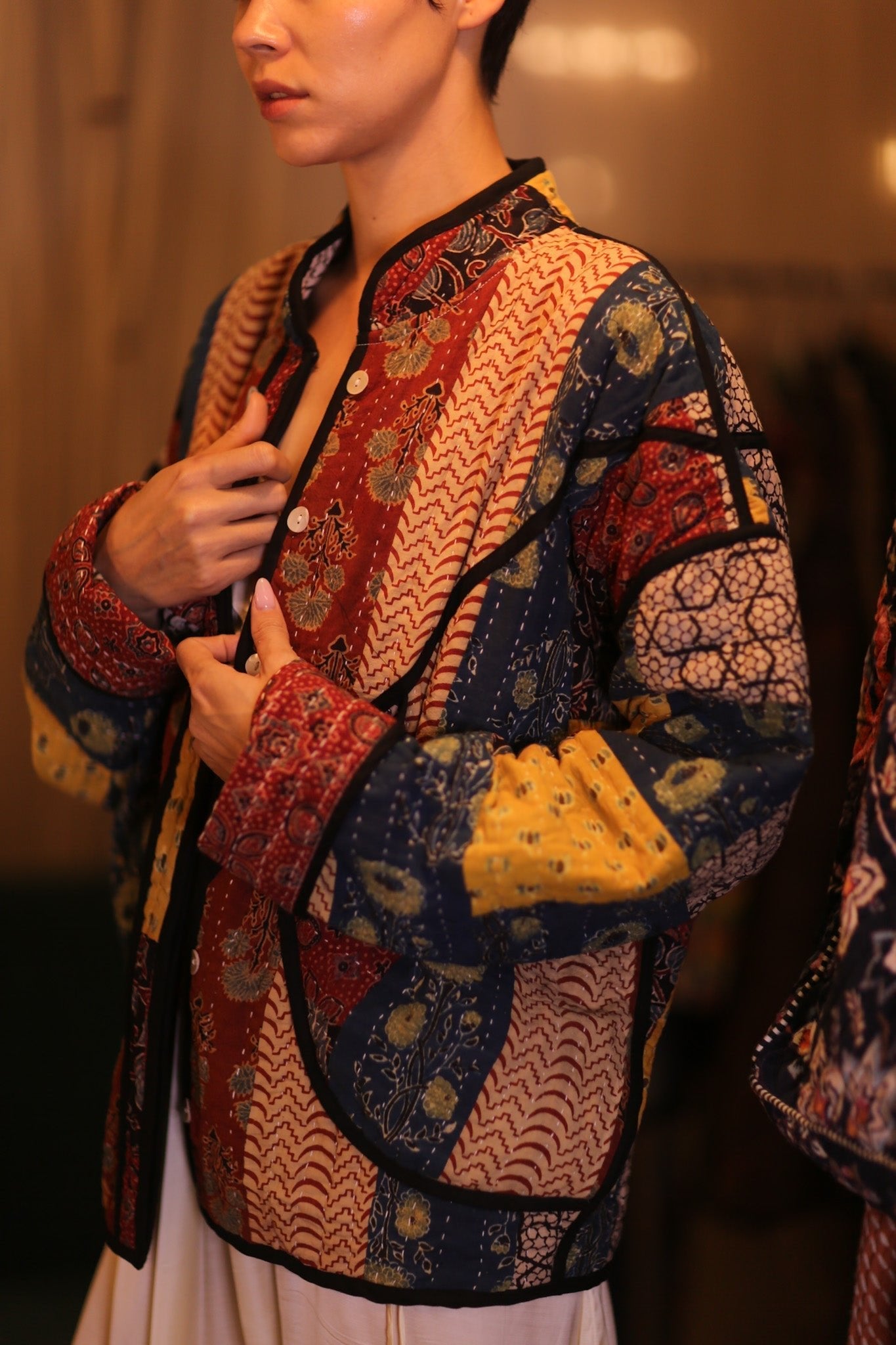 PATCHWORK PATTERN KANTHA JACKET YEI - MOMO STUDIO BERLIN - Berlin Concept Store - sustainable & ethical fashion