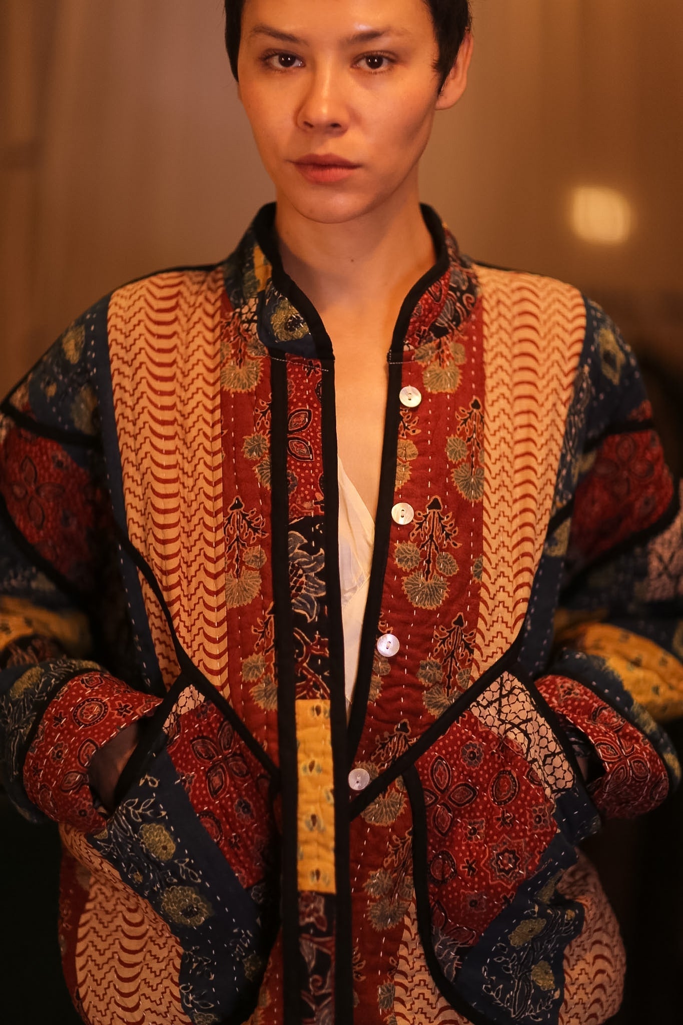 PATCHWORK PATTERN KANTHA JACKET YEI - MOMO STUDIO BERLIN - Berlin Concept Store - sustainable & ethical fashion