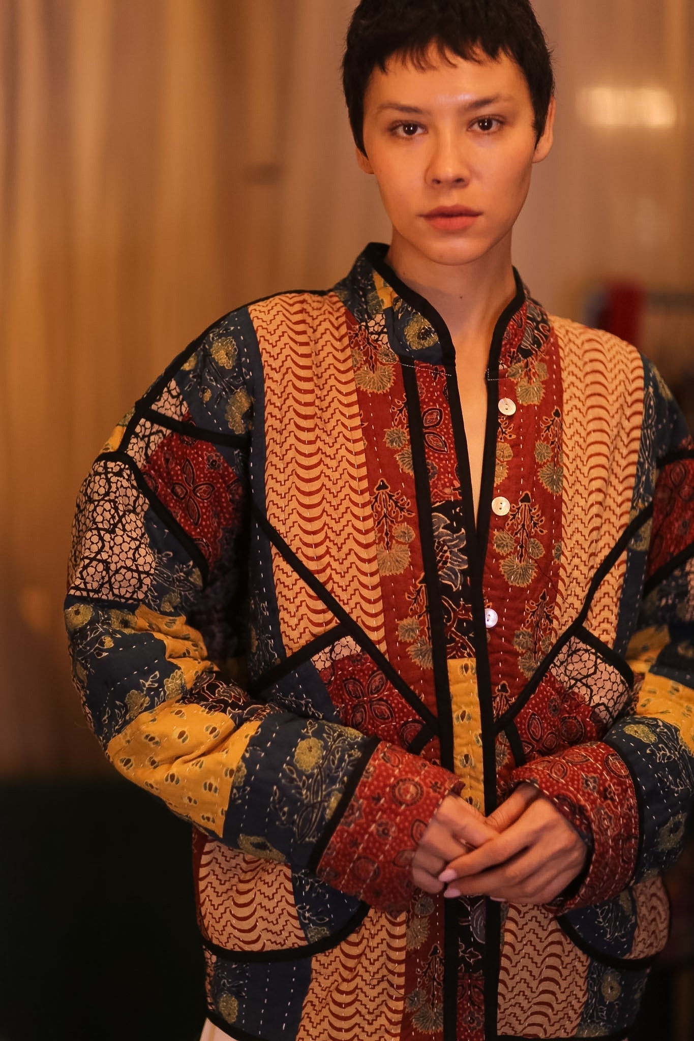 PATCHWORK PATTERN KANTHA JACKET YEI - MOMO STUDIO BERLIN - Berlin Concept Store - sustainable & ethical fashion