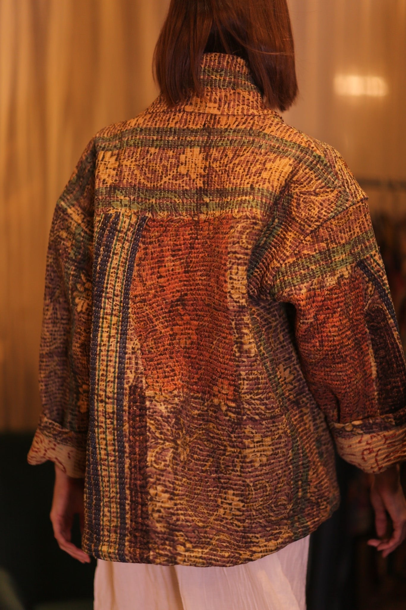 PATCHWORK PATTERN KANTHA SHORT KIMONO YAUNGNI - MOMO STUDIO BERLIN - Berlin Concept Store - sustainable & ethical fashion
