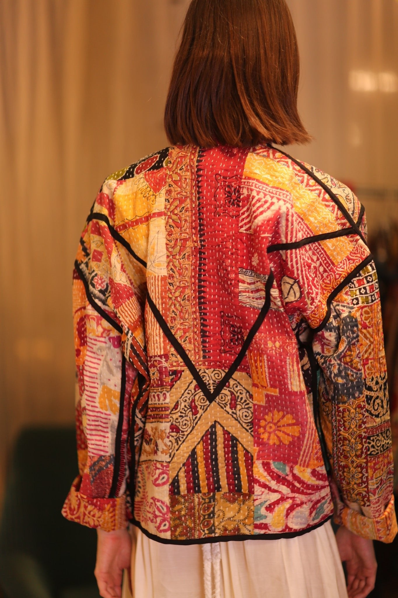 PATCHWORK PATTERN KATHAN JACKET HTIMSHU - MOMO STUDIO BERLIN - Berlin Concept Store - sustainable & ethical fashion