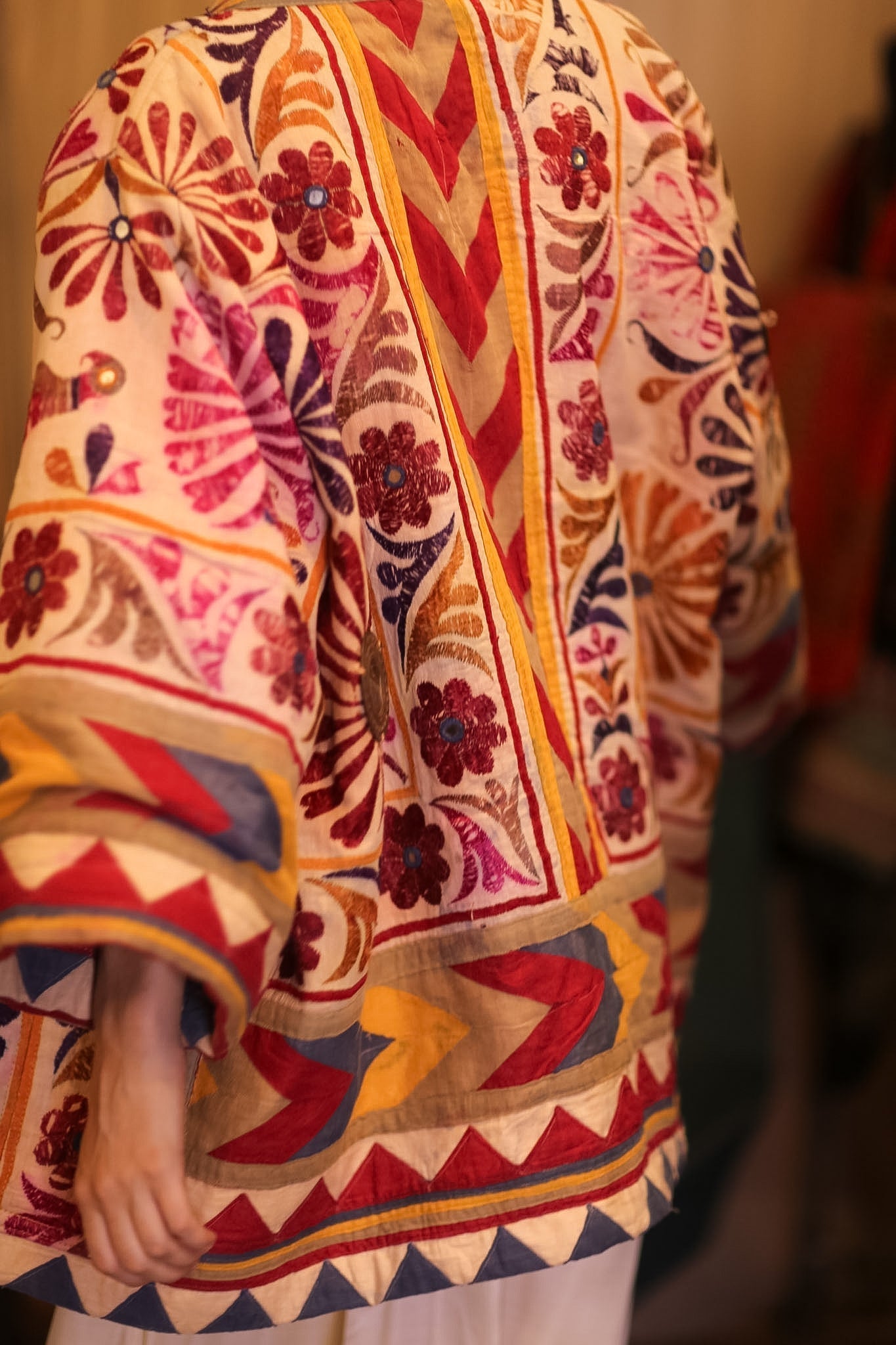 PATCHWORK PATTERN SHORT KIMONO GRITA - MOMO STUDIO BERLIN - Berlin Concept Store - sustainable & ethical fashion