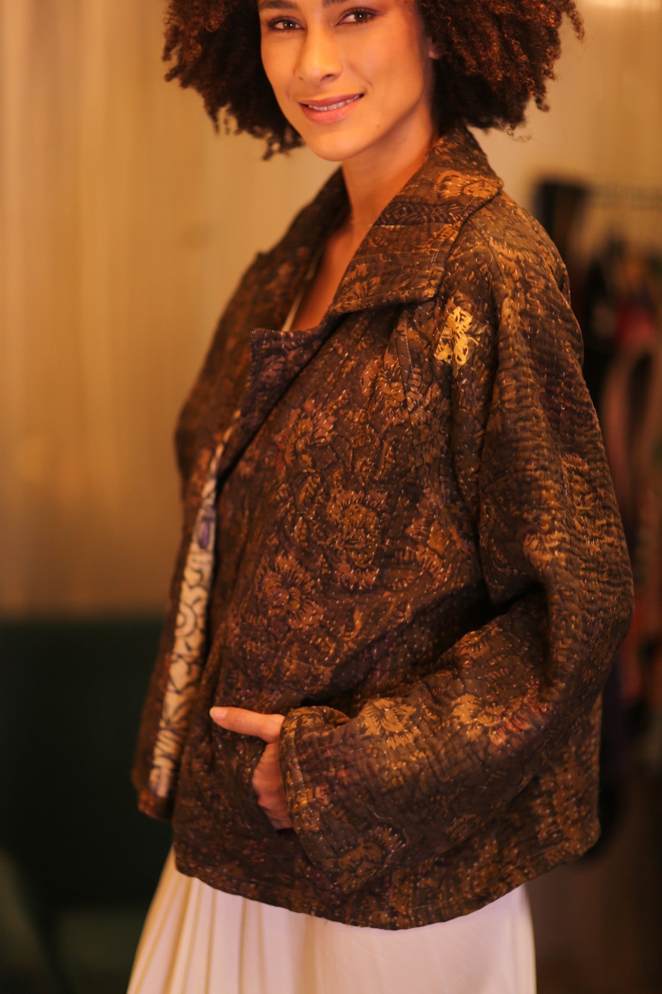 PATTERN KANTHA JACKET HINNZI - MOMO STUDIO BERLIN - Berlin Concept Store - sustainable & ethical fashion