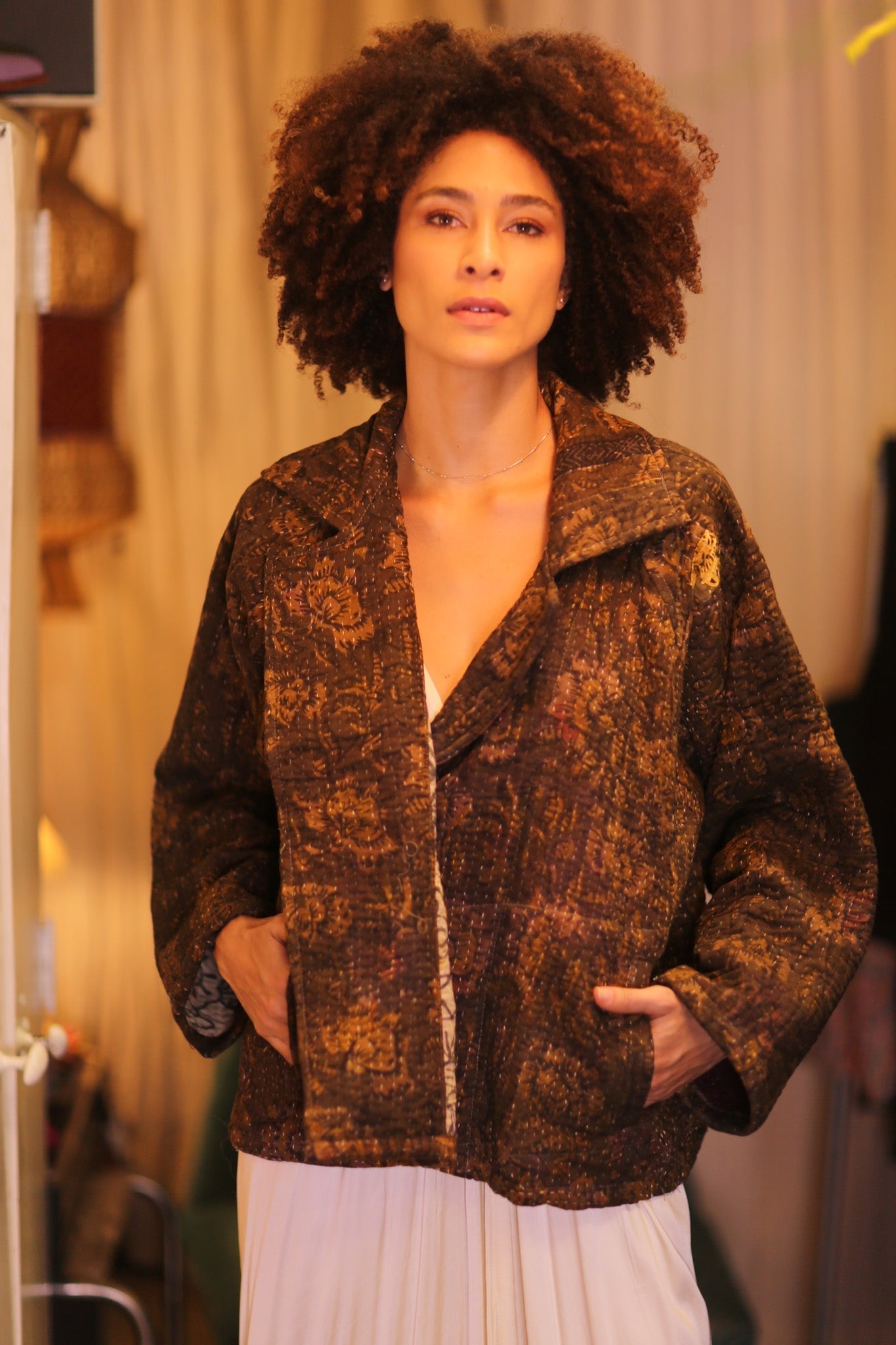 PATTERN KANTHA JACKET HINNZI - MOMO STUDIO BERLIN - Berlin Concept Store - sustainable & ethical fashion