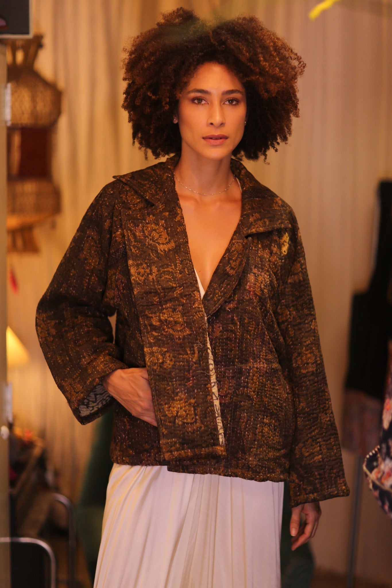 PATTERN KANTHA JACKET HINNZI - MOMO STUDIO BERLIN - Berlin Concept Store - sustainable & ethical fashion