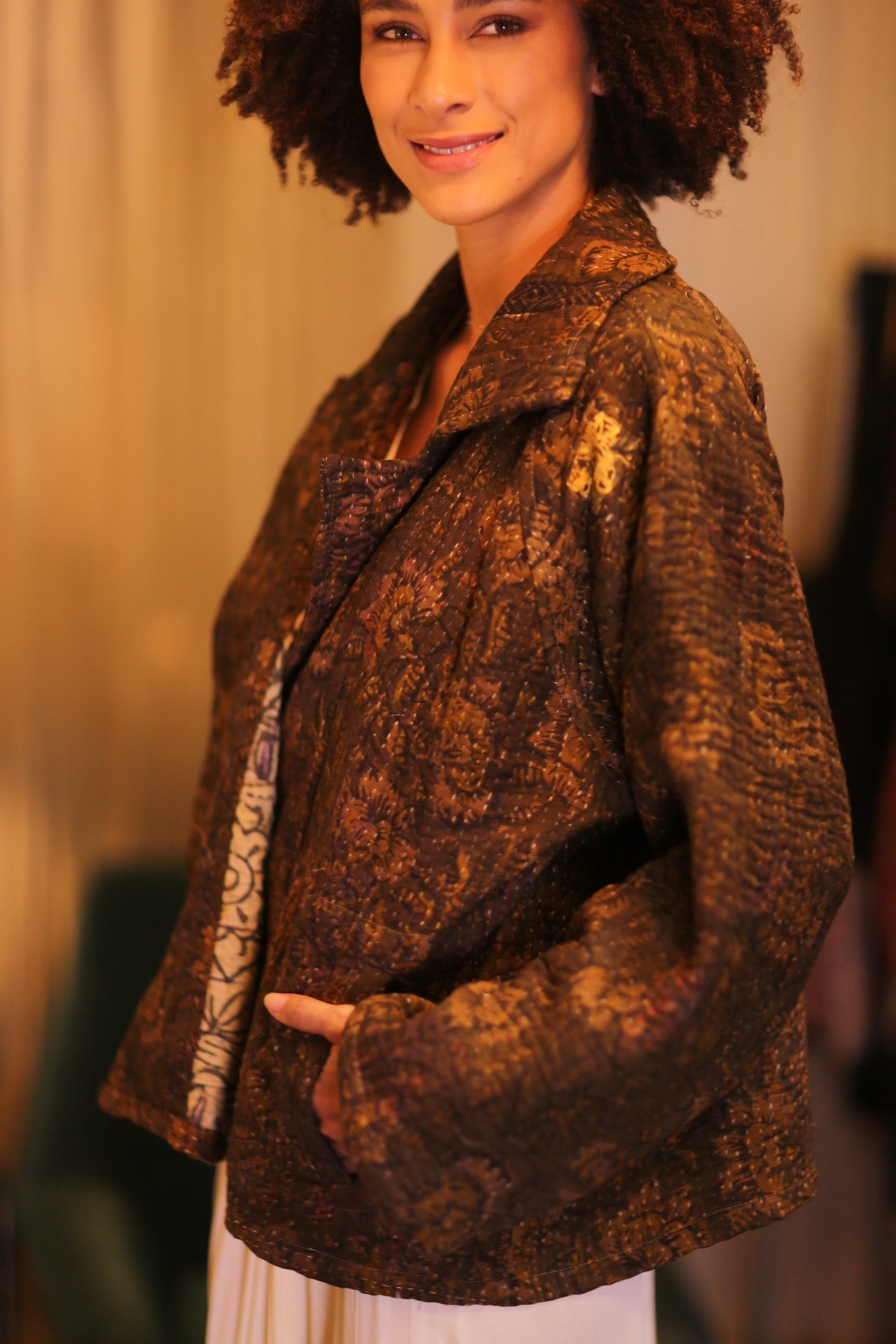 PATTERN KANTHA JACKET HINNZI - MOMO STUDIO BERLIN - Berlin Concept Store - sustainable & ethical fashion