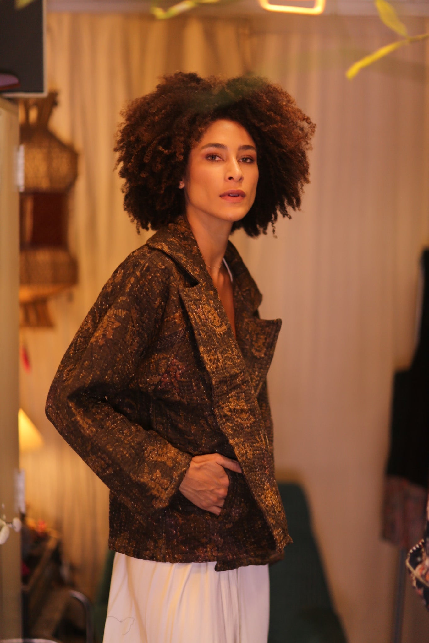 PATTERN KANTHA JACKET HINNZI - MOMO STUDIO BERLIN - Berlin Concept Store - sustainable & ethical fashion