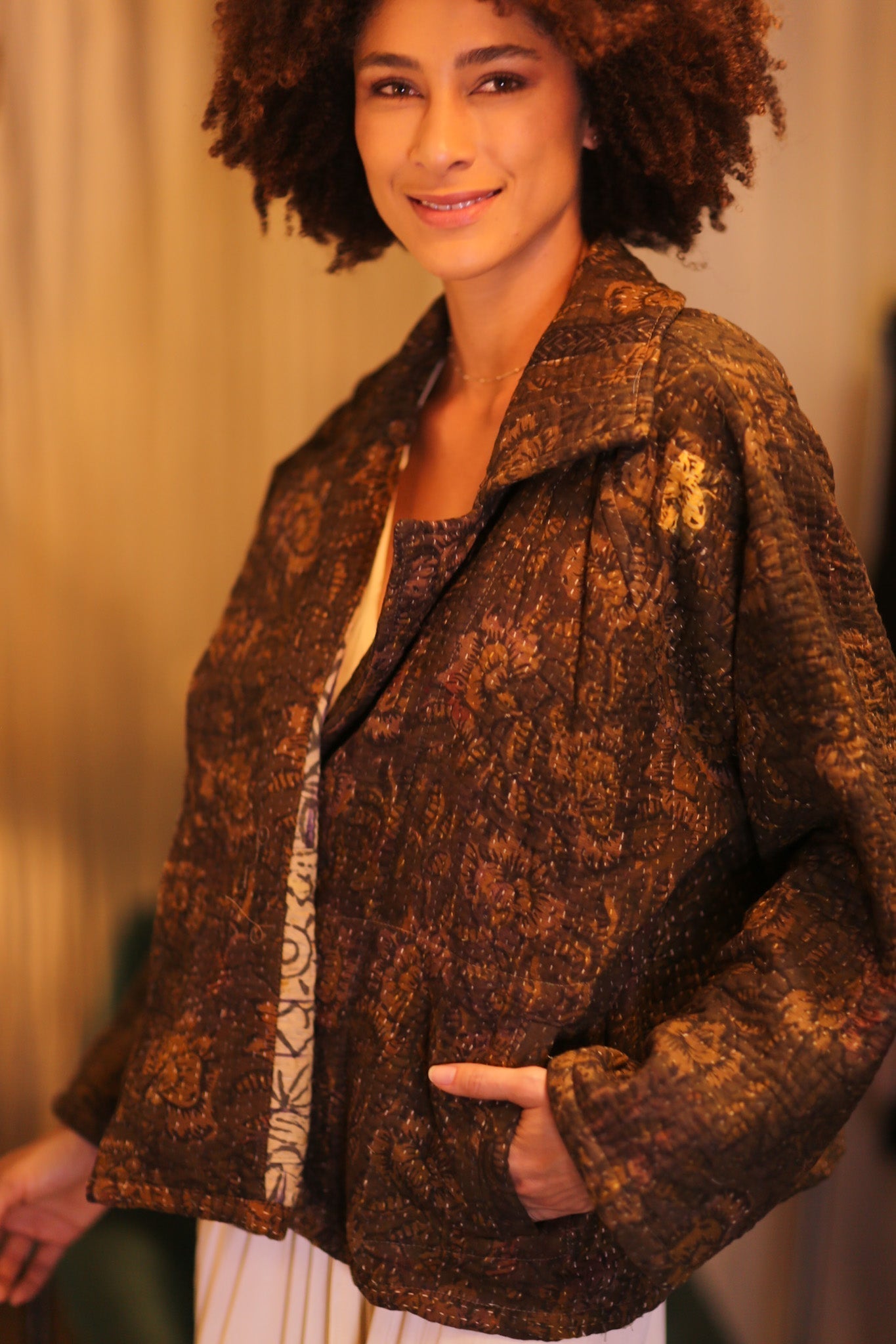 PATTERN KANTHA JACKET HINNZI - MOMO STUDIO BERLIN - Berlin Concept Store - sustainable & ethical fashion