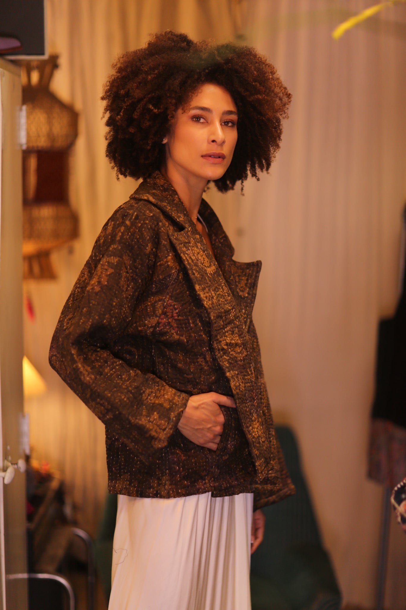 PATTERN KANTHA JACKET HINNZI - MOMO STUDIO BERLIN - Berlin Concept Store - sustainable & ethical fashion
