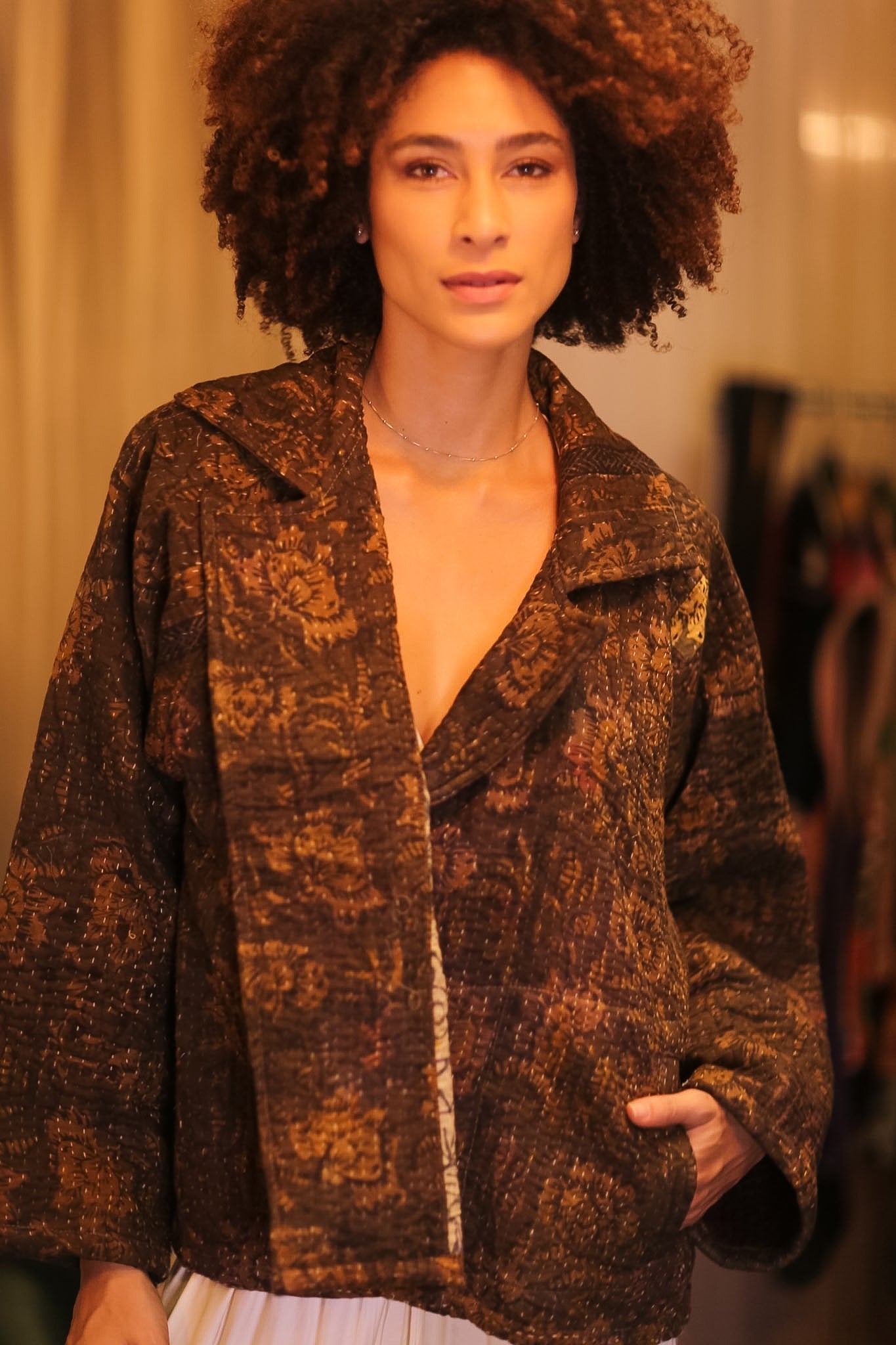 PATTERN KANTHA JACKET HINNZI - MOMO STUDIO BERLIN - Berlin Concept Store - sustainable & ethical fashion