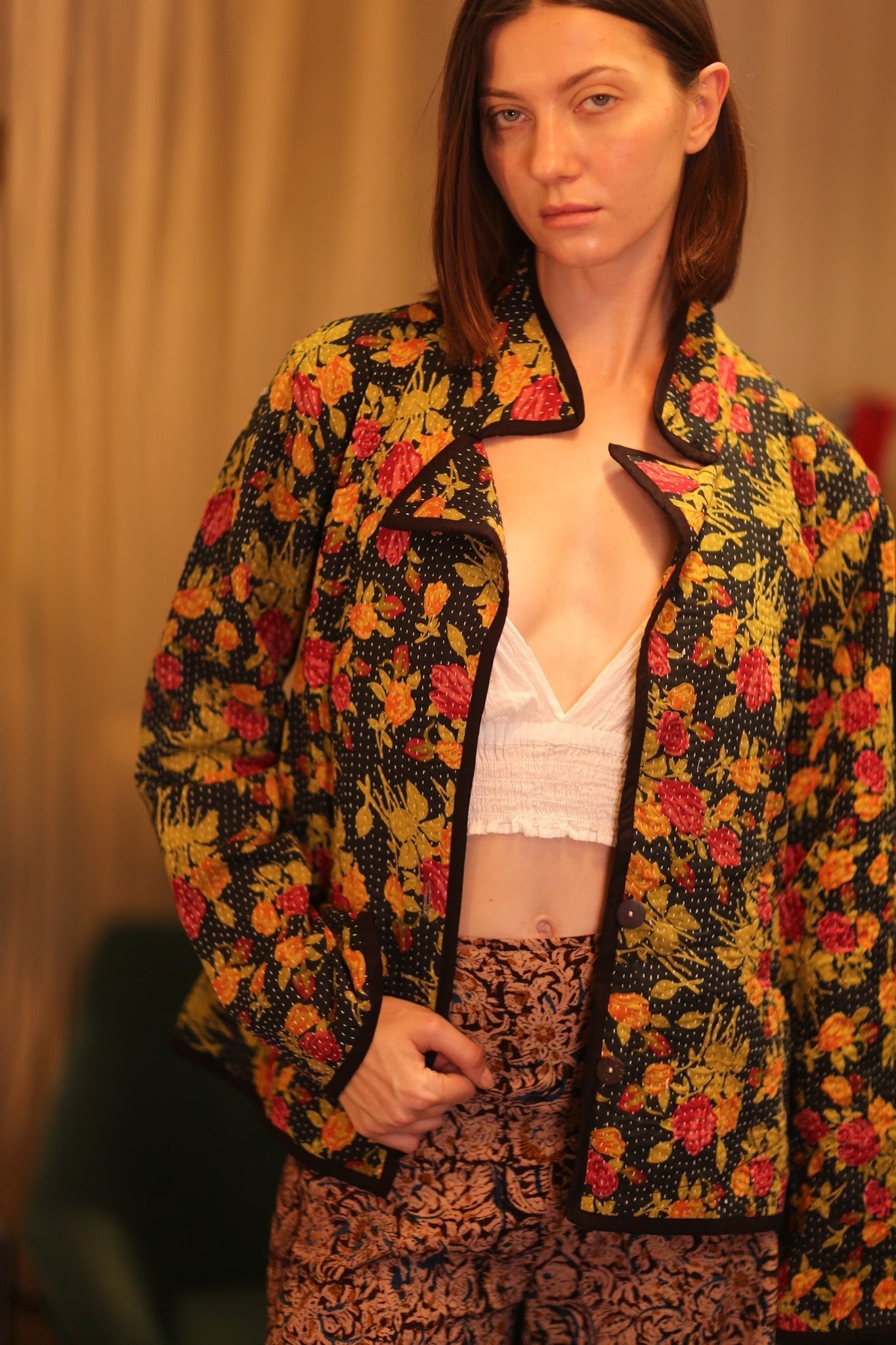 PATTERN KANTHA JACKET ROSE BOUQUET - MOMO STUDIO BERLIN - Berlin Concept Store - sustainable & ethical fashion