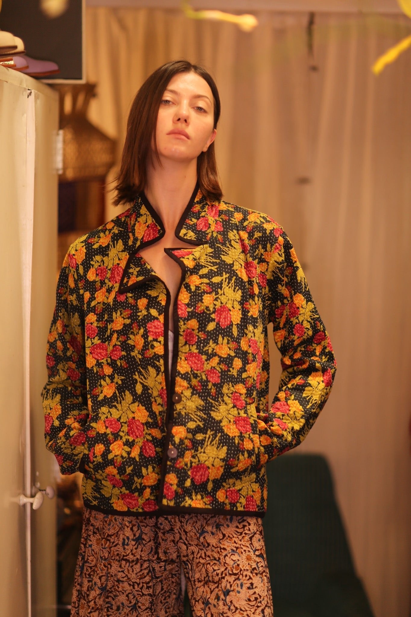 PATTERN KANTHA JACKET ROSE BOUQUET - MOMO STUDIO BERLIN - Berlin Concept Store - sustainable & ethical fashion