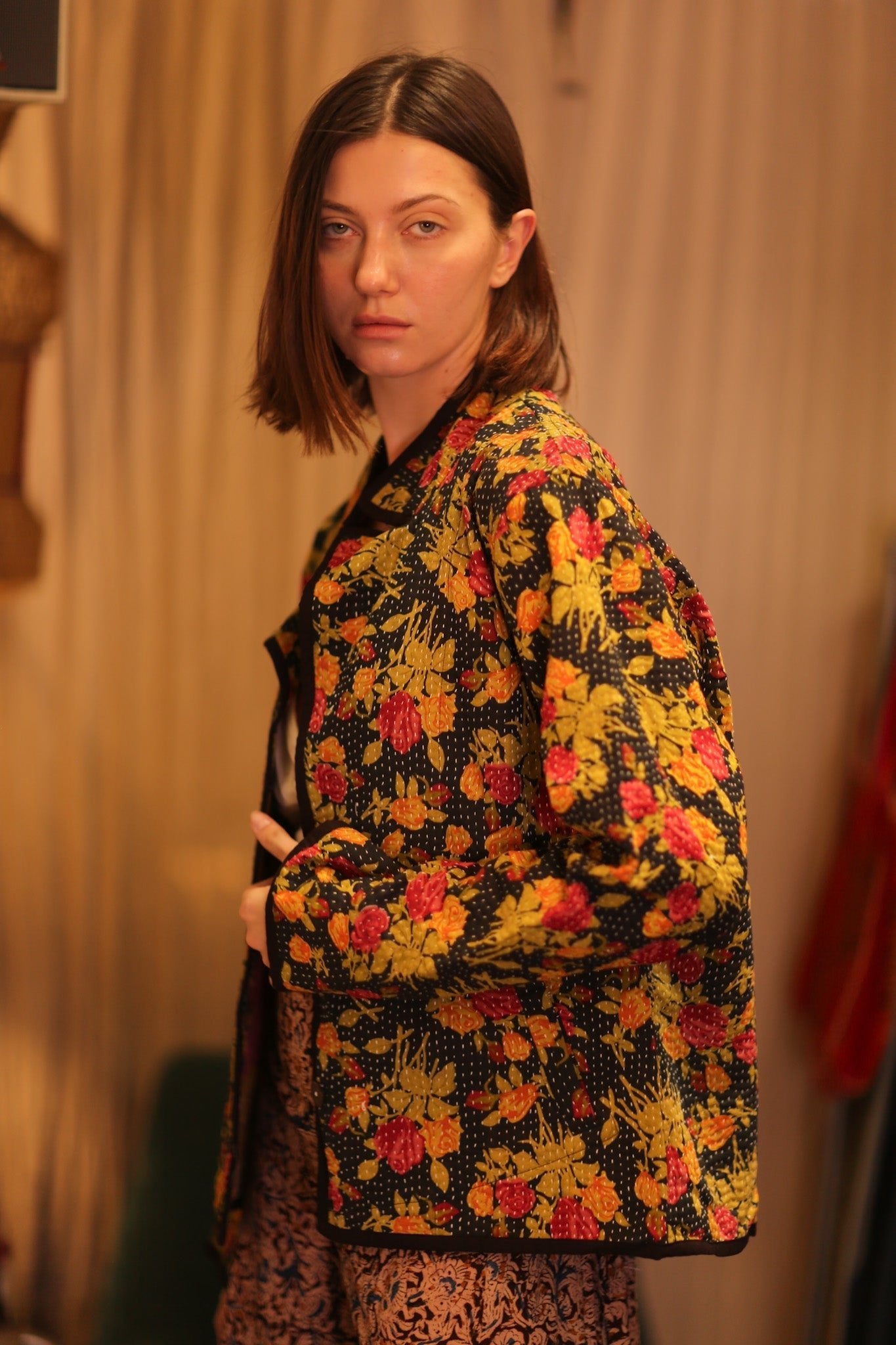 PATTERN KANTHA JACKET ROSE BOUQUET - MOMO STUDIO BERLIN - Berlin Concept Store - sustainable & ethical fashion