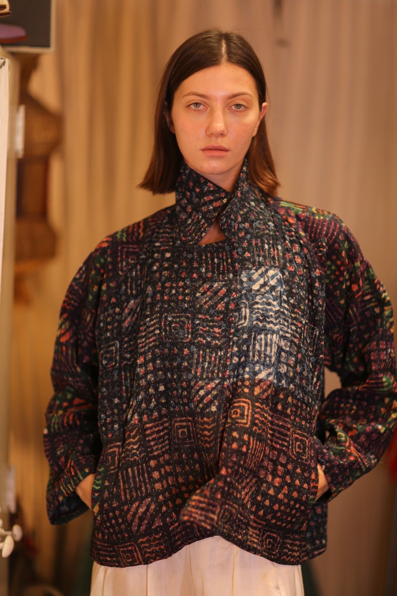 PATTERN KANTHA JACKET THADAI - MOMO STUDIO BERLIN - Berlin Concept Store - sustainable & ethical fashion