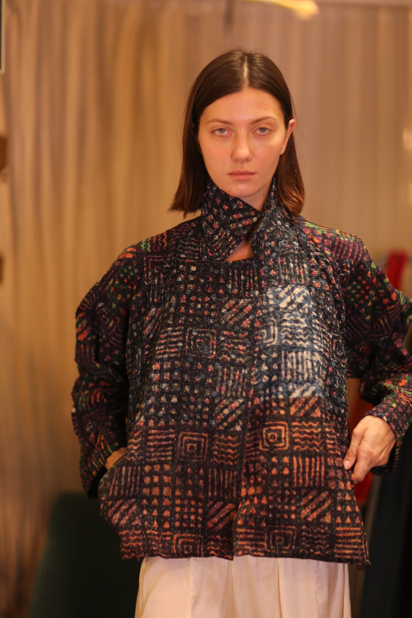 PATTERN KANTHA JACKET THADAI - MOMO STUDIO BERLIN - Berlin Concept Store - sustainable & ethical fashion