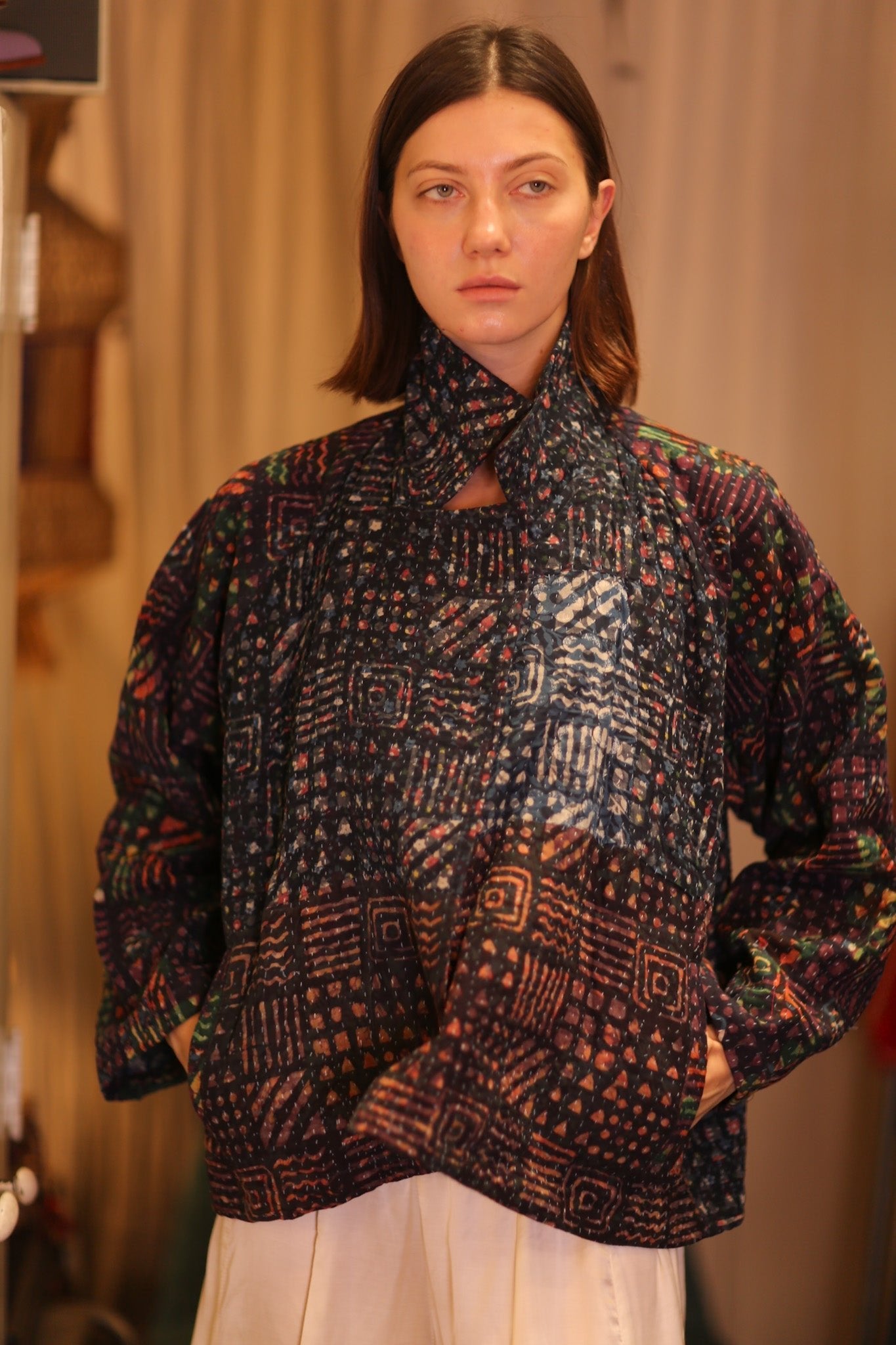 PATTERN KANTHA JACKET THADAI - MOMO STUDIO BERLIN - Berlin Concept Store - sustainable & ethical fashion