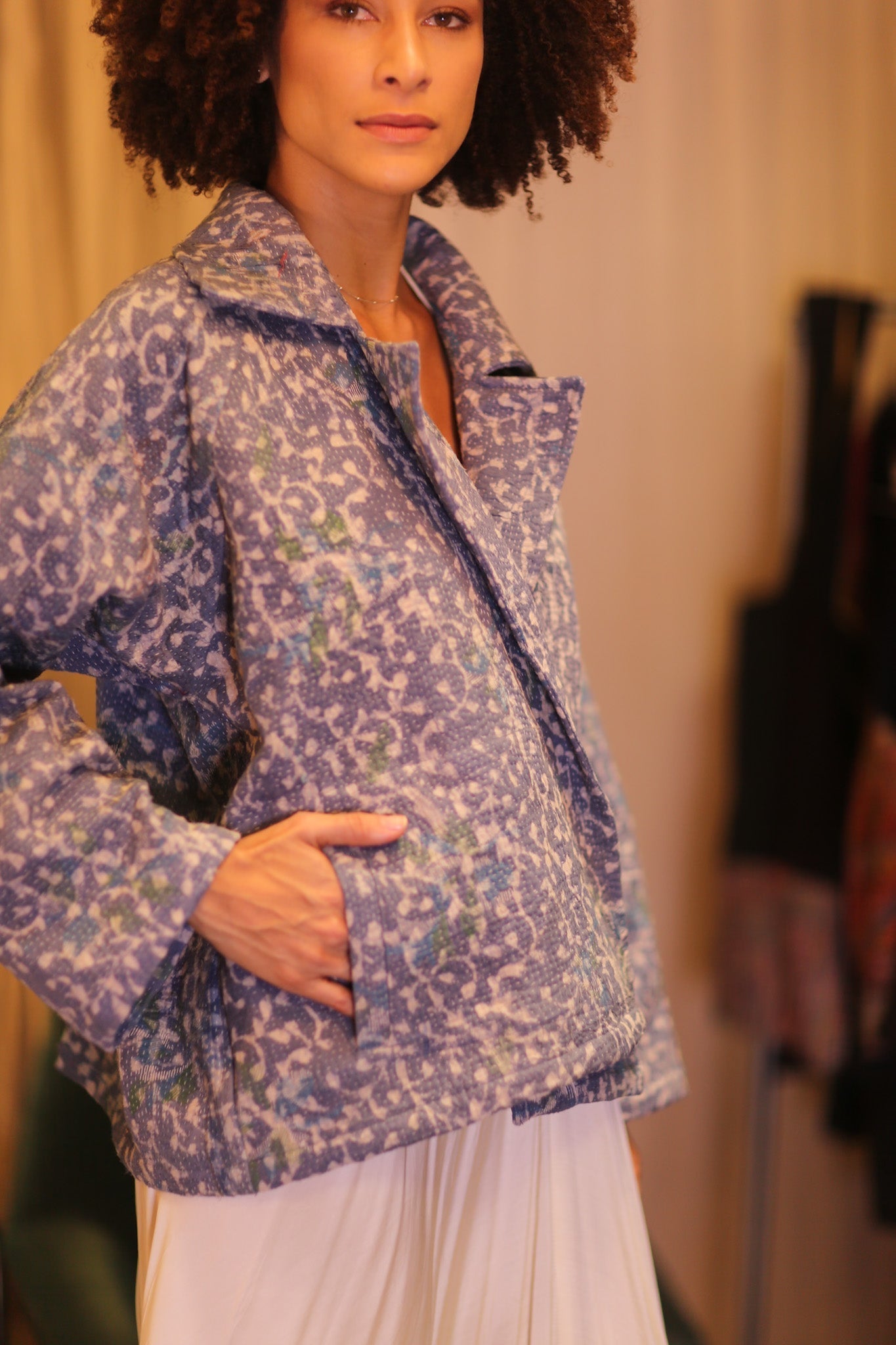 PATTERN KANTHA JACKET THANDAR - MOMO STUDIO BERLIN - Berlin Concept Store - sustainable & ethical fashion