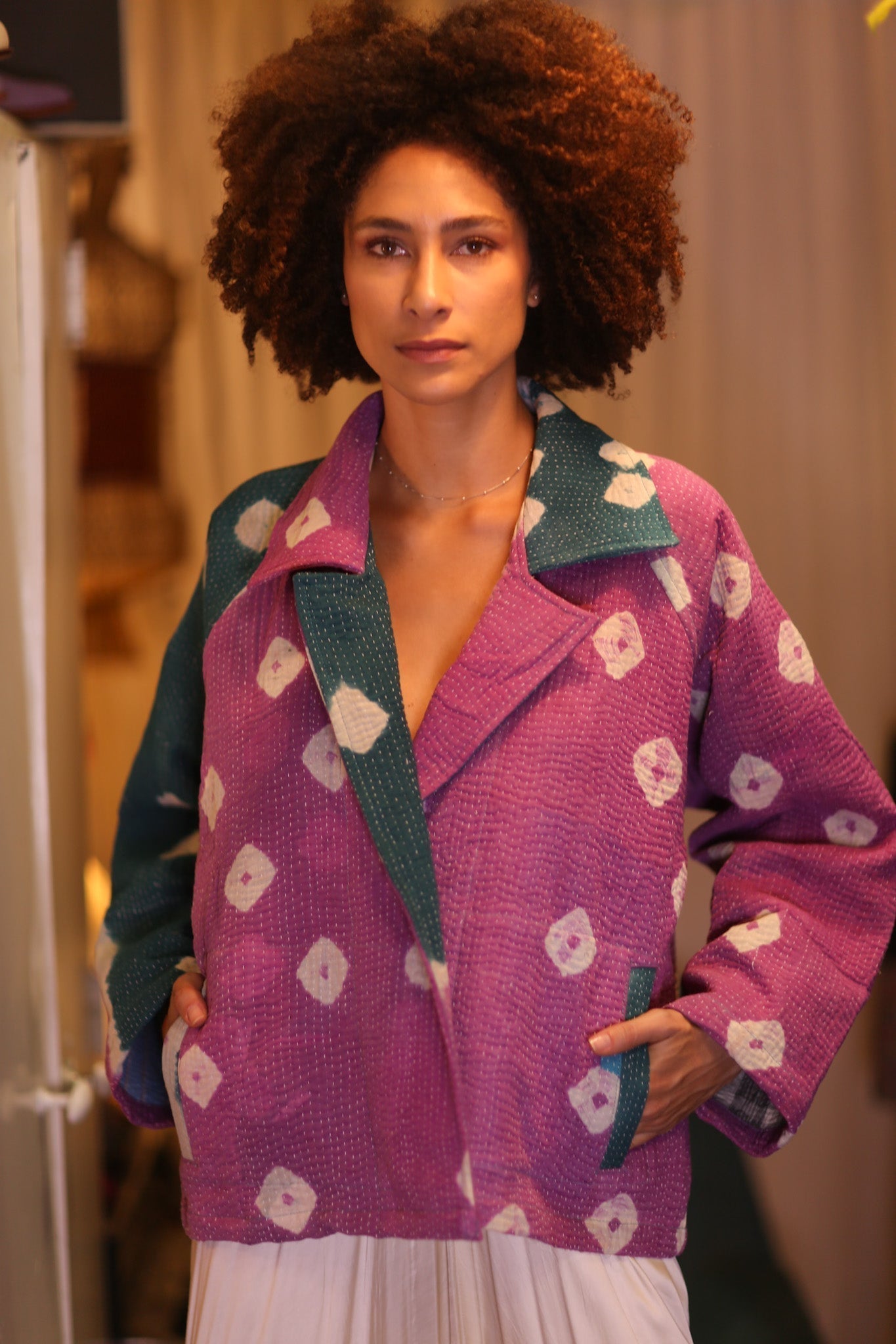 PATTERN KANTHA JACKET TINA - MOMO STUDIO BERLIN - Berlin Concept Store - sustainable & ethical fashion
