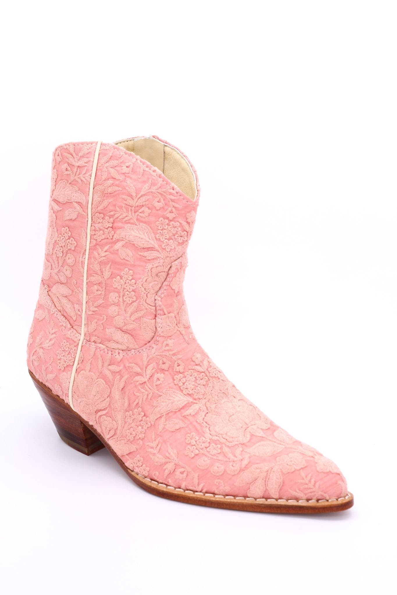 PEACH EMBROIDERED BOOTS TRIBECA - MOMO STUDIO BERLIN - Berlin Concept Store - sustainable & ethical fashion