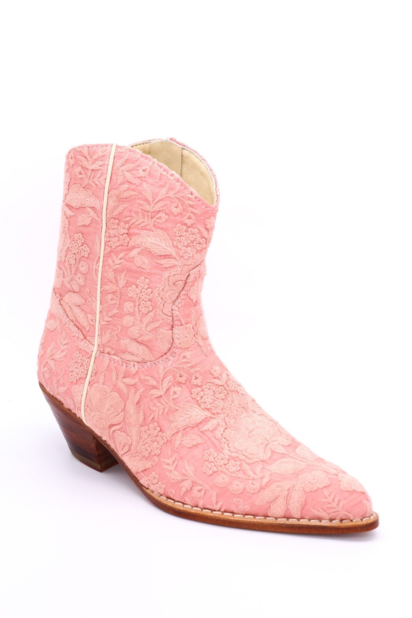 PEACH EMBROIDERED BOOTS TRIBECA - MOMO STUDIO BERLIN - Berlin Concept Store - sustainable & ethical fashion