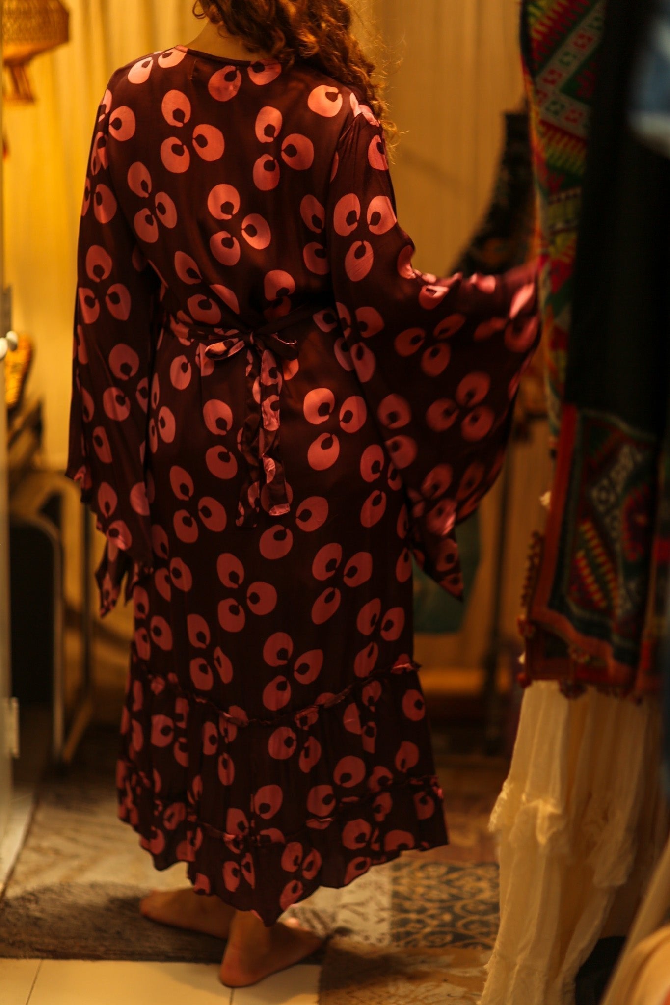 PINA SILK KIMONO PINK MONKEY - MOMO STUDIO BERLIN - Berlin Concept Store - sustainable & ethical fashion