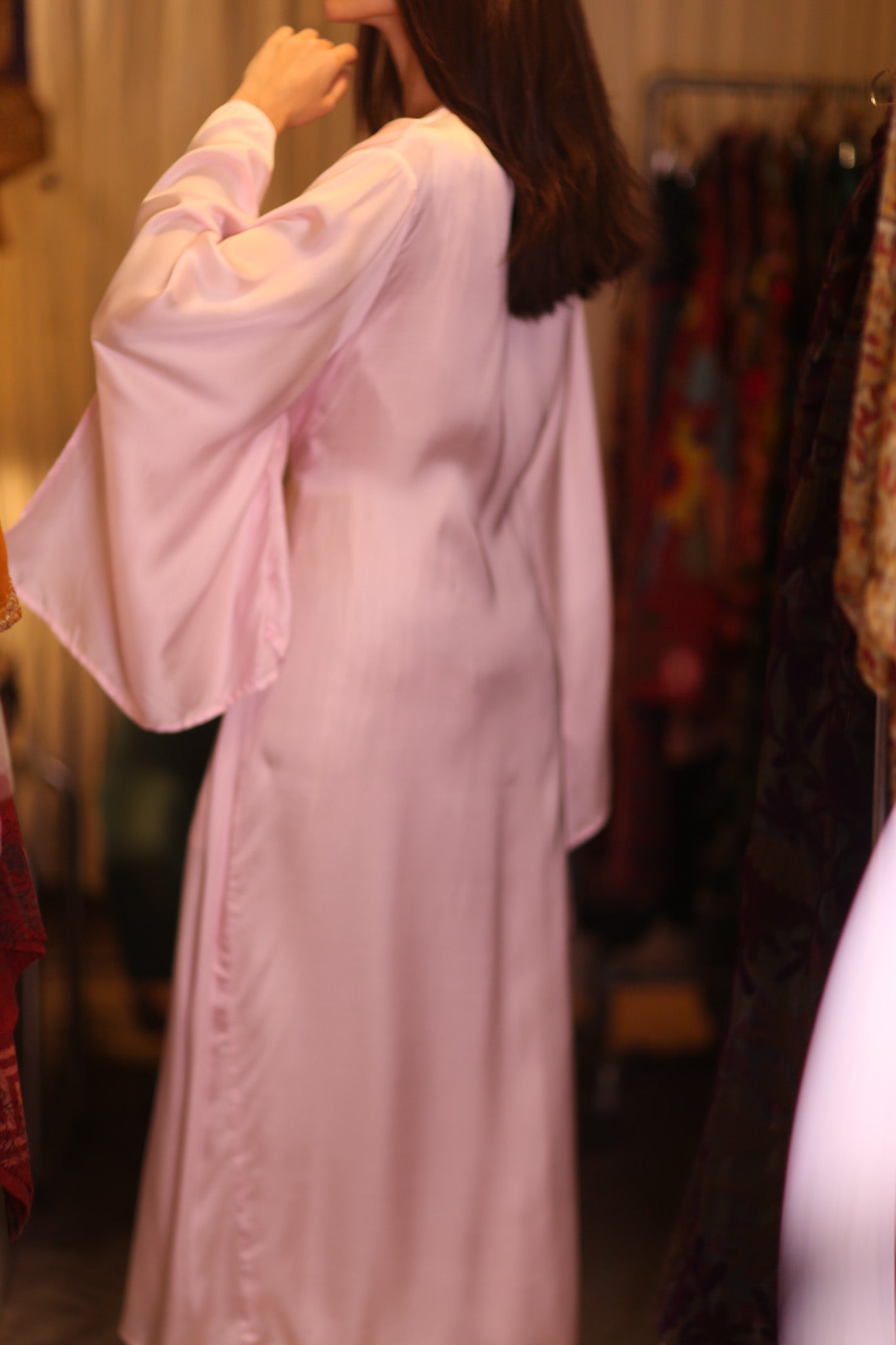 PINA SILK WING KIMONO SOLID PALE PINK - MOMO STUDIO BERLIN - Berlin Concept Store - sustainable & ethical fashion