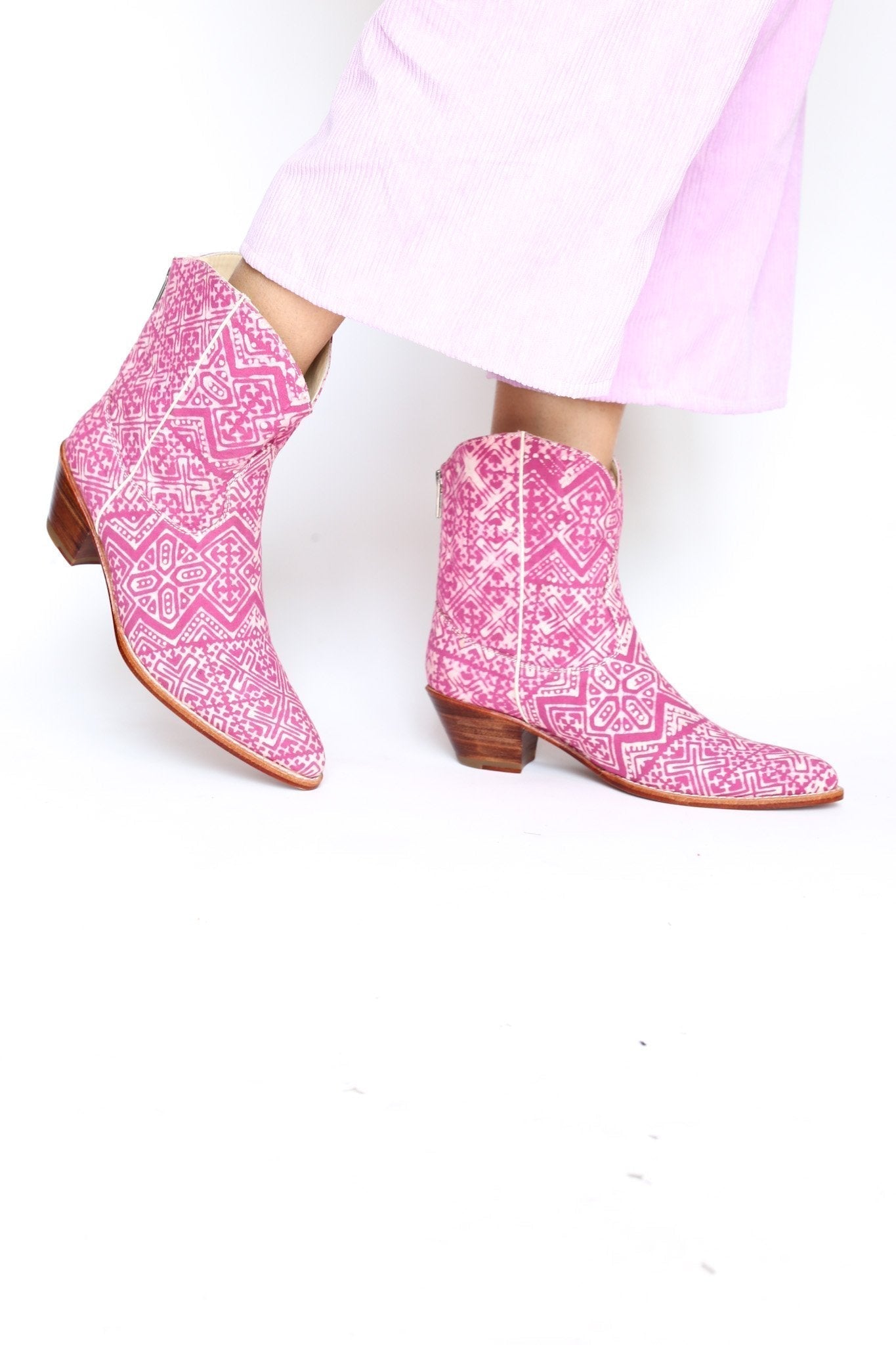 PINK BATIK BOOTS NATASHA - MOMO STUDIO BERLIN - Berlin Concept Store - sustainable & ethical fashion