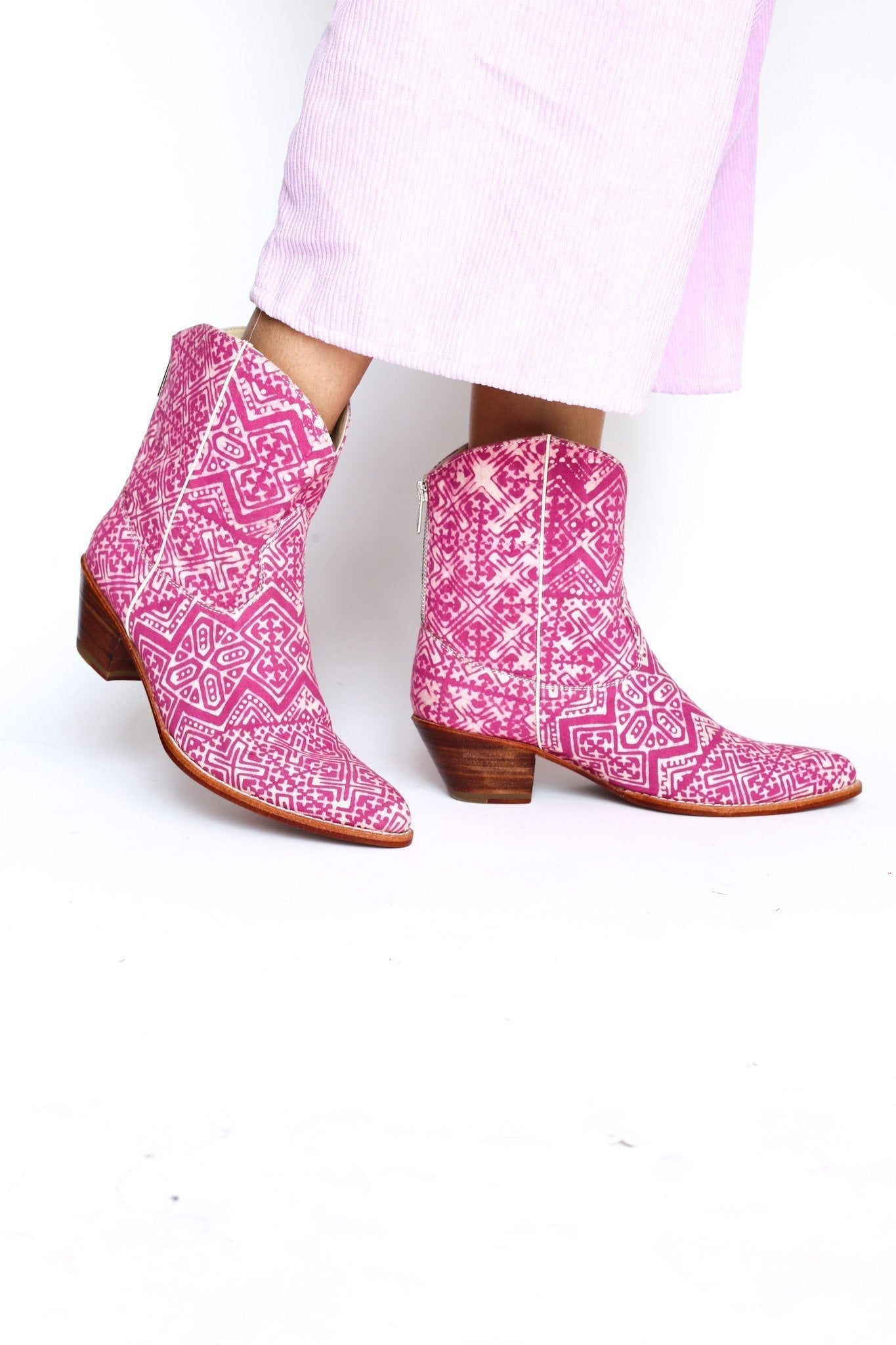 PINK BATIK BOOTS NATASHA - MOMO STUDIO BERLIN - Berlin Concept Store - sustainable & ethical fashion