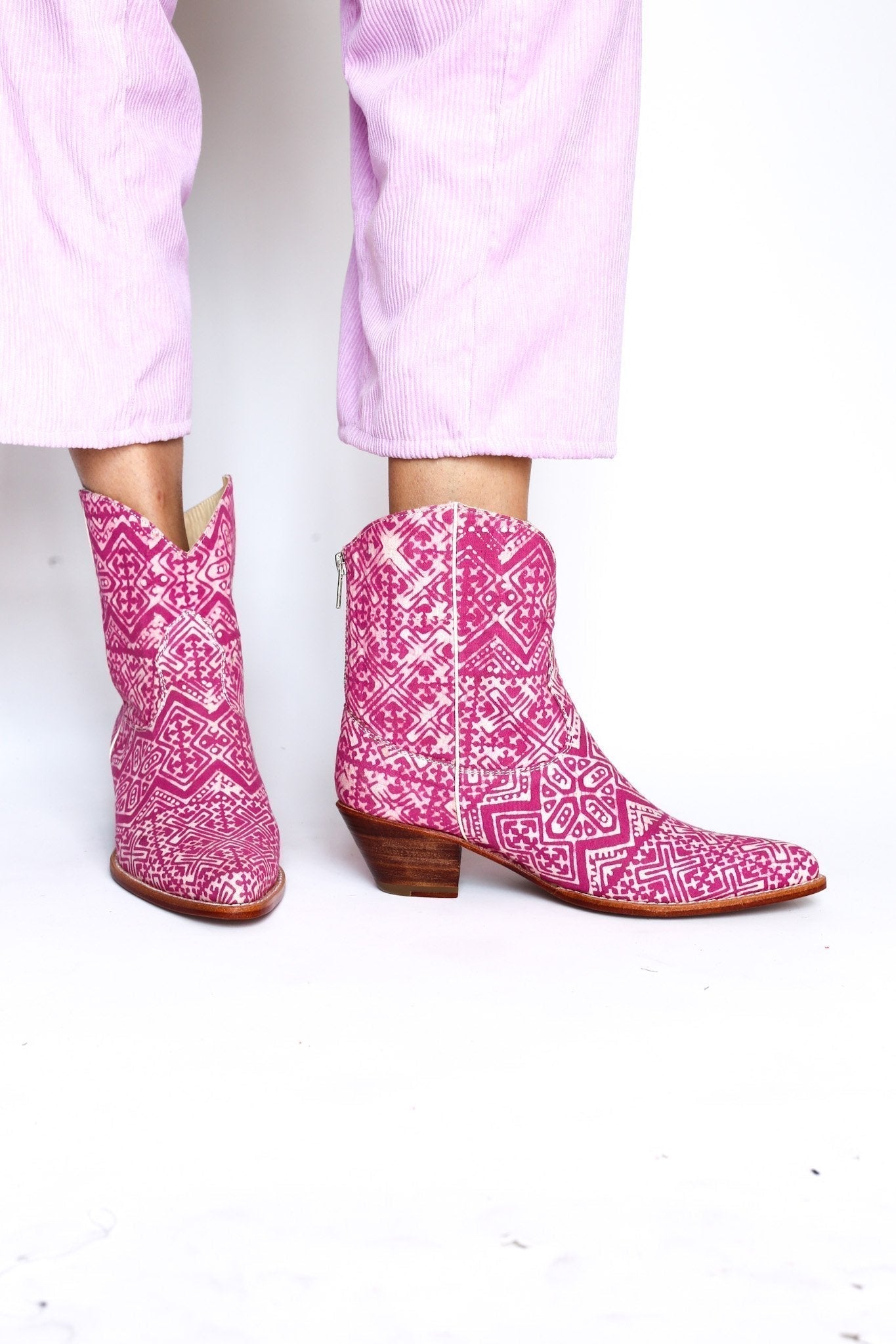 PINK BATIK BOOTS NATASHA - MOMO STUDIO BERLIN - Berlin Concept Store - sustainable & ethical fashion