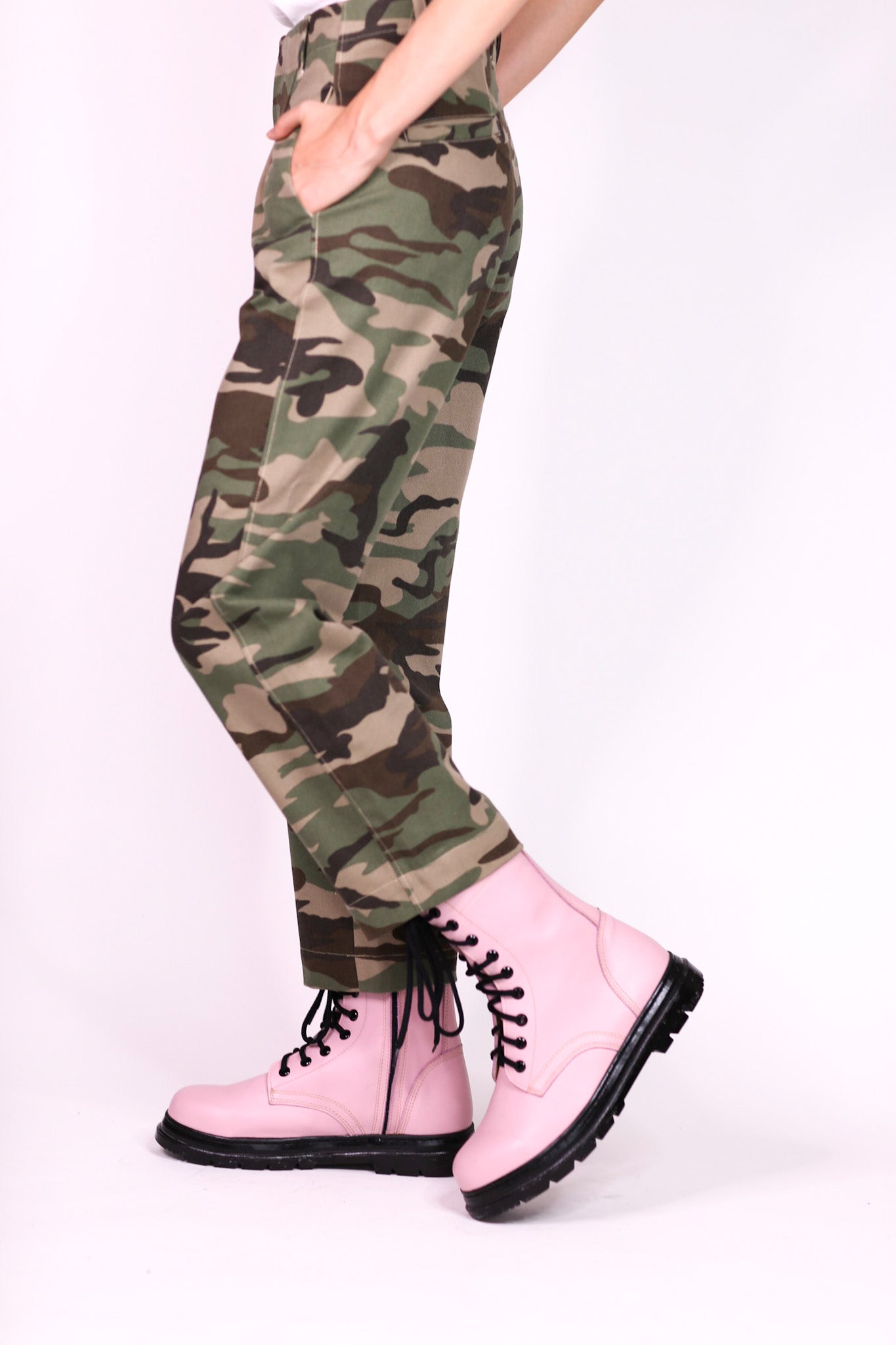 PINK COMBAT BOOTS ADA - MOMO STUDIO BERLIN - Berlin Concept Store - sustainable & ethical fashion