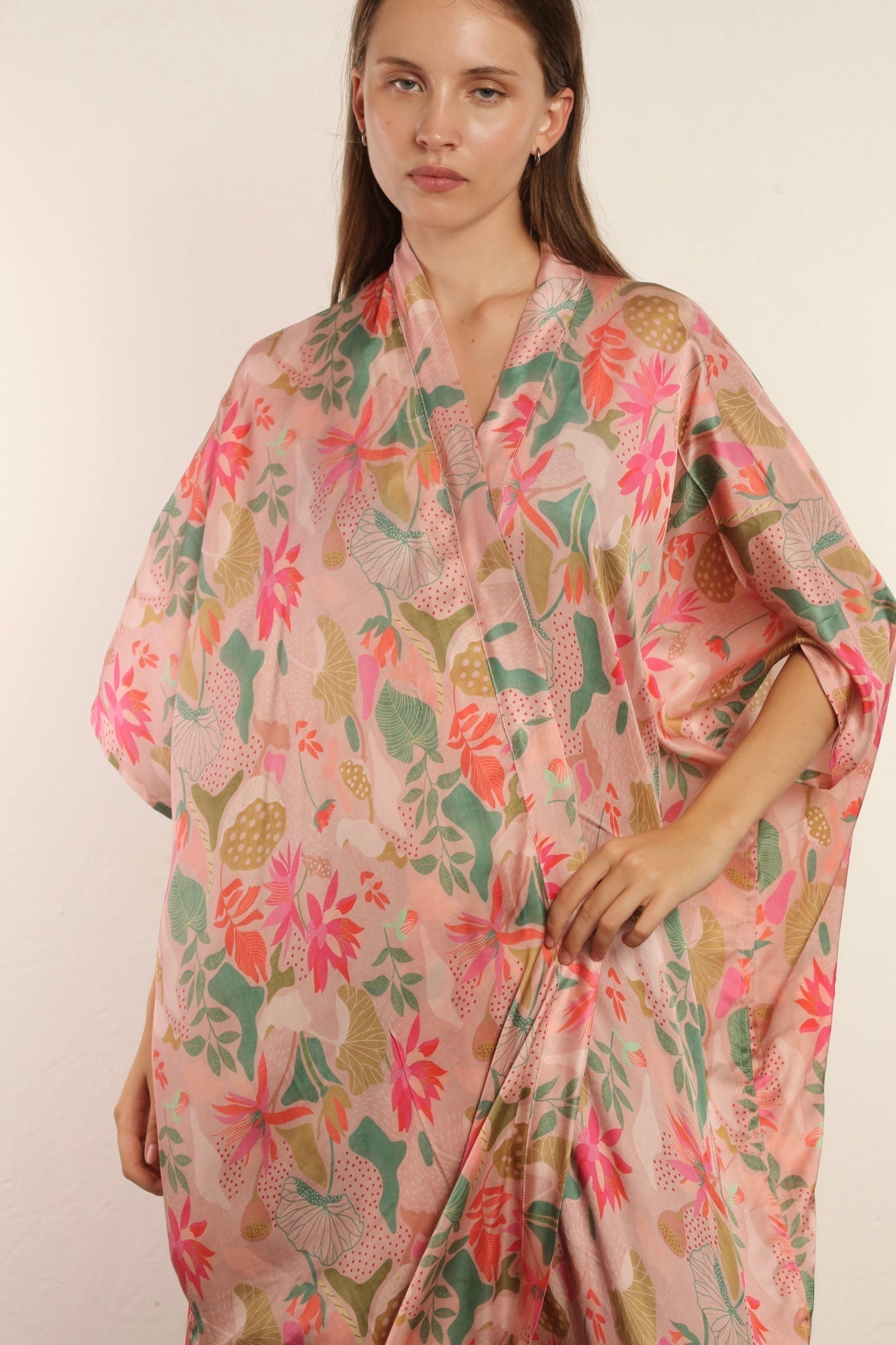 PINK FOREST KIMONO WEISA - MOMO STUDIO BERLIN - Berlin Concept Store - sustainable & ethical fashion