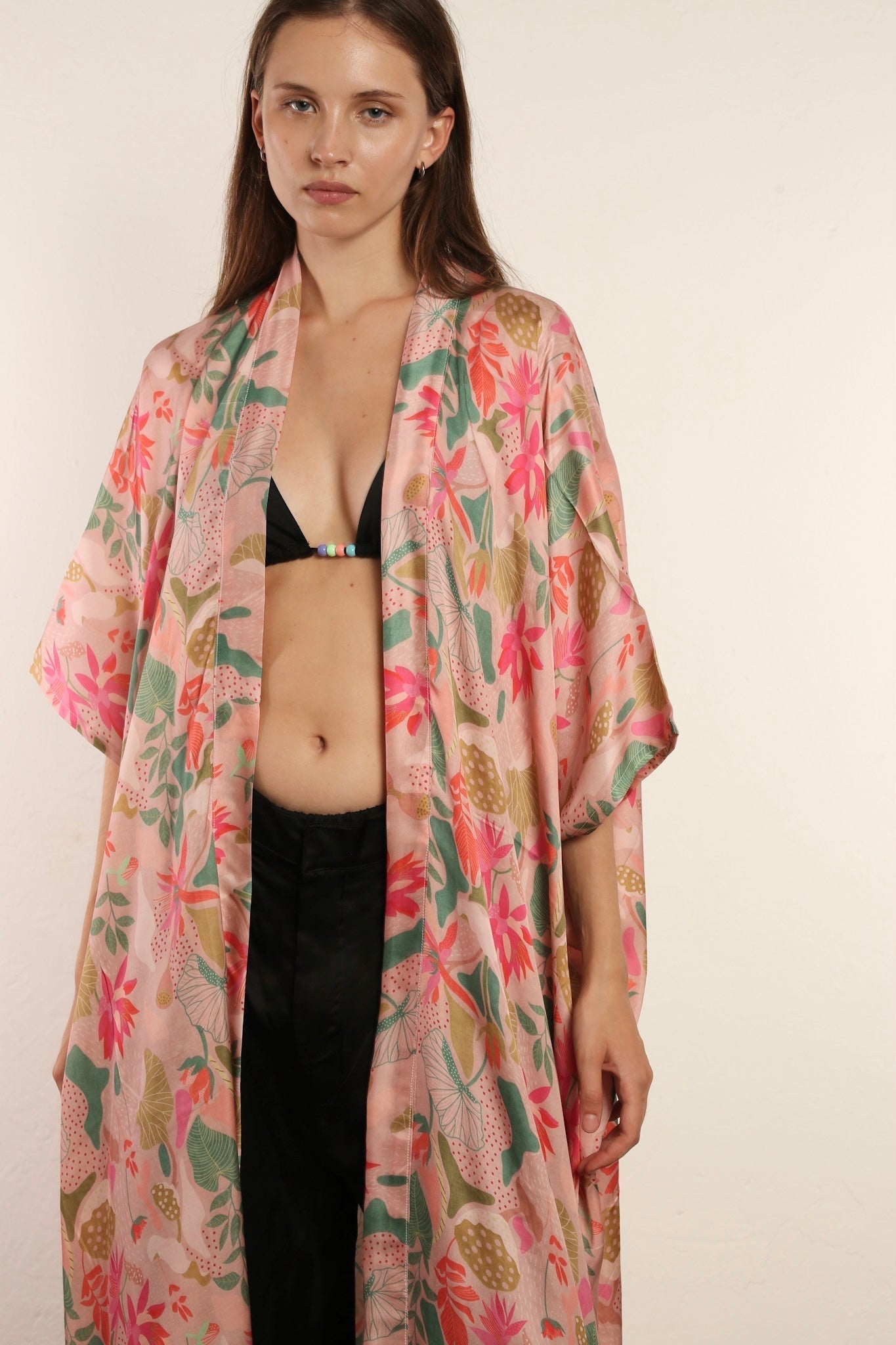 PINK FOREST KIMONO WEISA - MOMO STUDIO BERLIN - Berlin Concept Store - sustainable & ethical fashion