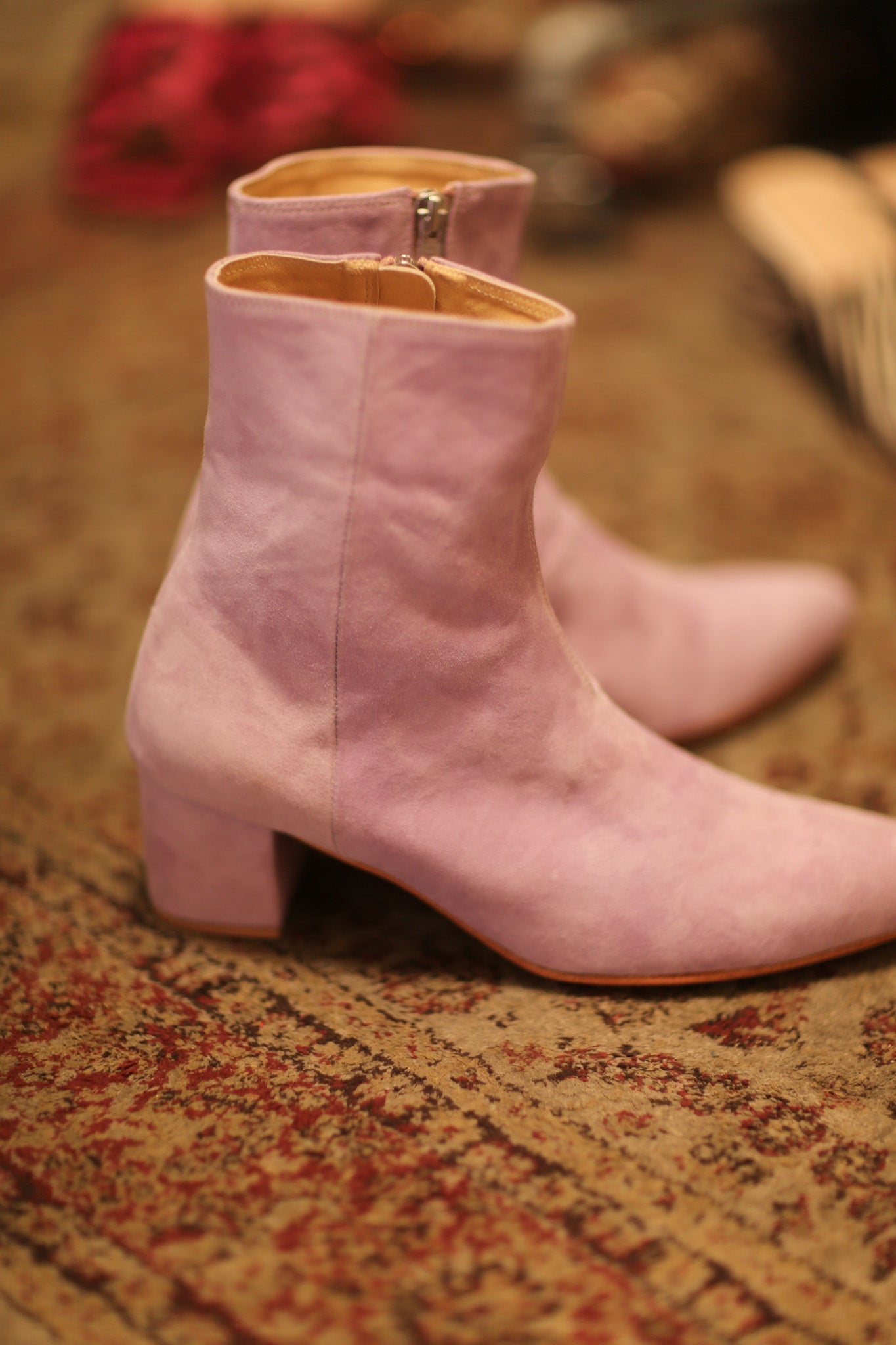 PINK SUEDE BOOTS - MOMO STUDIO BERLIN - Berlin Concept Store - sustainable & ethical fashion