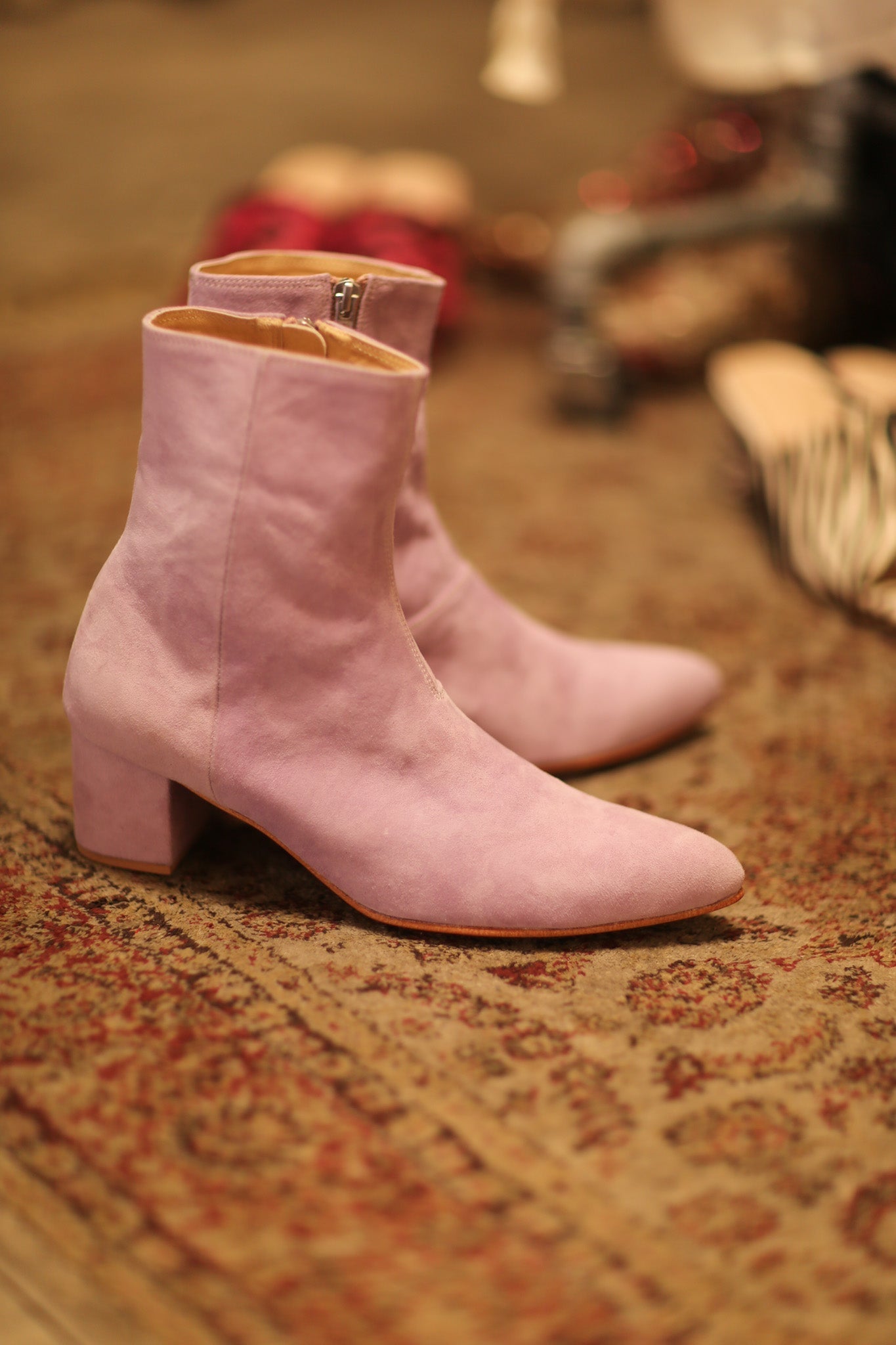 PINK SUEDE BOOTS - MOMO STUDIO BERLIN - Berlin Concept Store - sustainable & ethical fashion