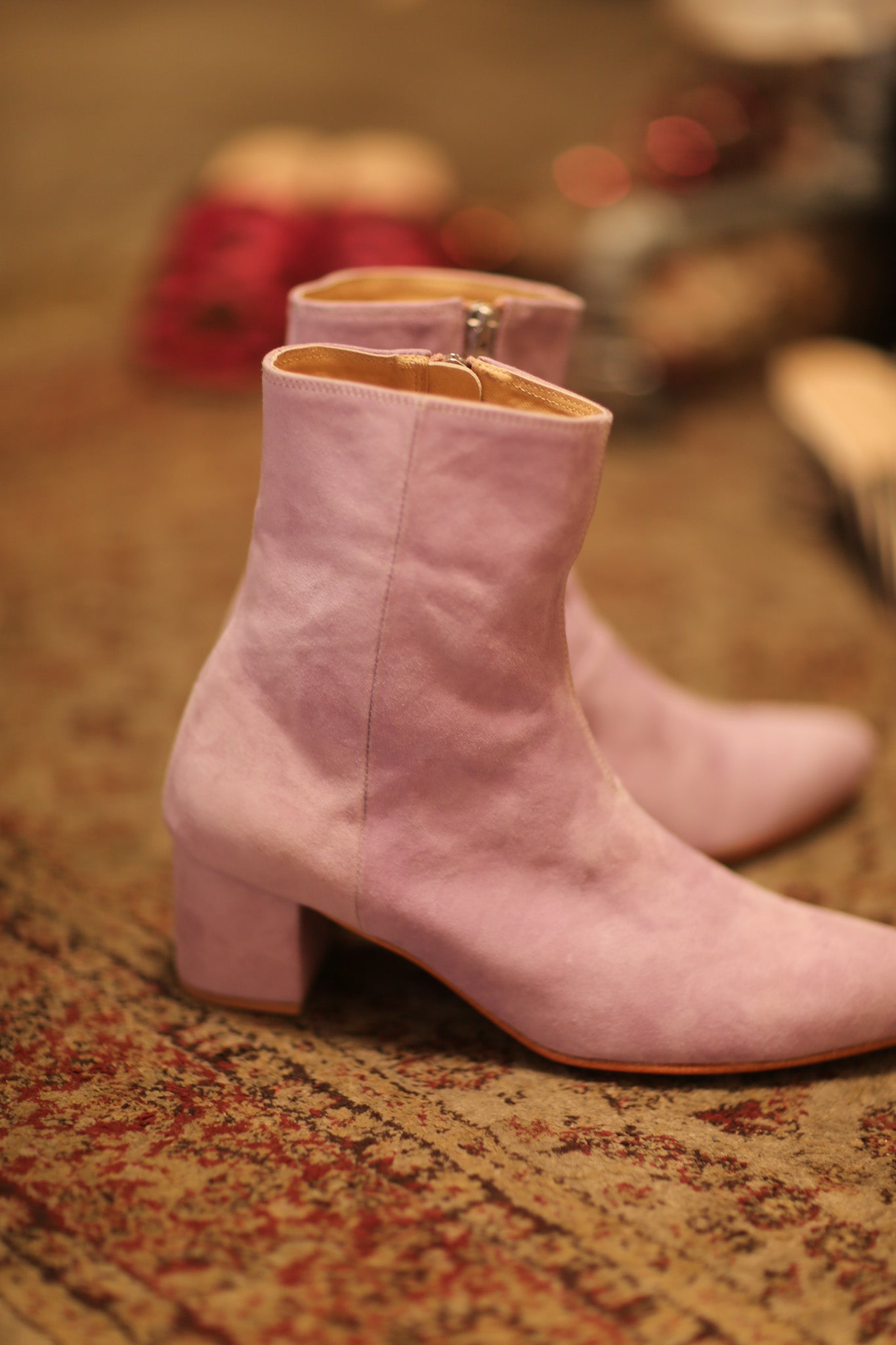 PINK SUEDE BOOTS - MOMO STUDIO BERLIN - Berlin Concept Store - sustainable & ethical fashion