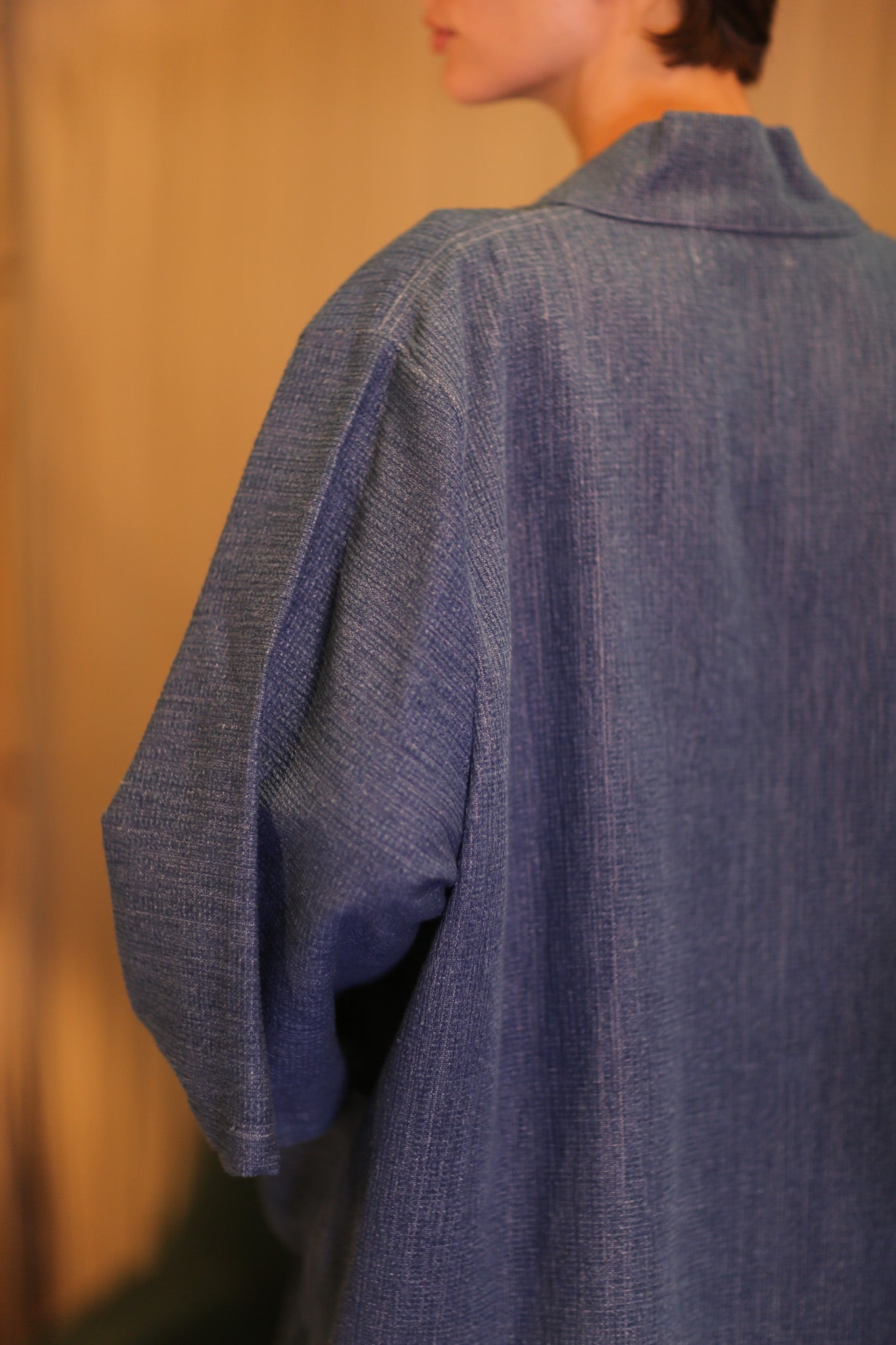 PREMIUM JAPANESE SHORT DENIM KIMONO KYAUNGCHIT - MOMO STUDIO BERLIN - Berlin Concept Store - sustainable & ethical fashion