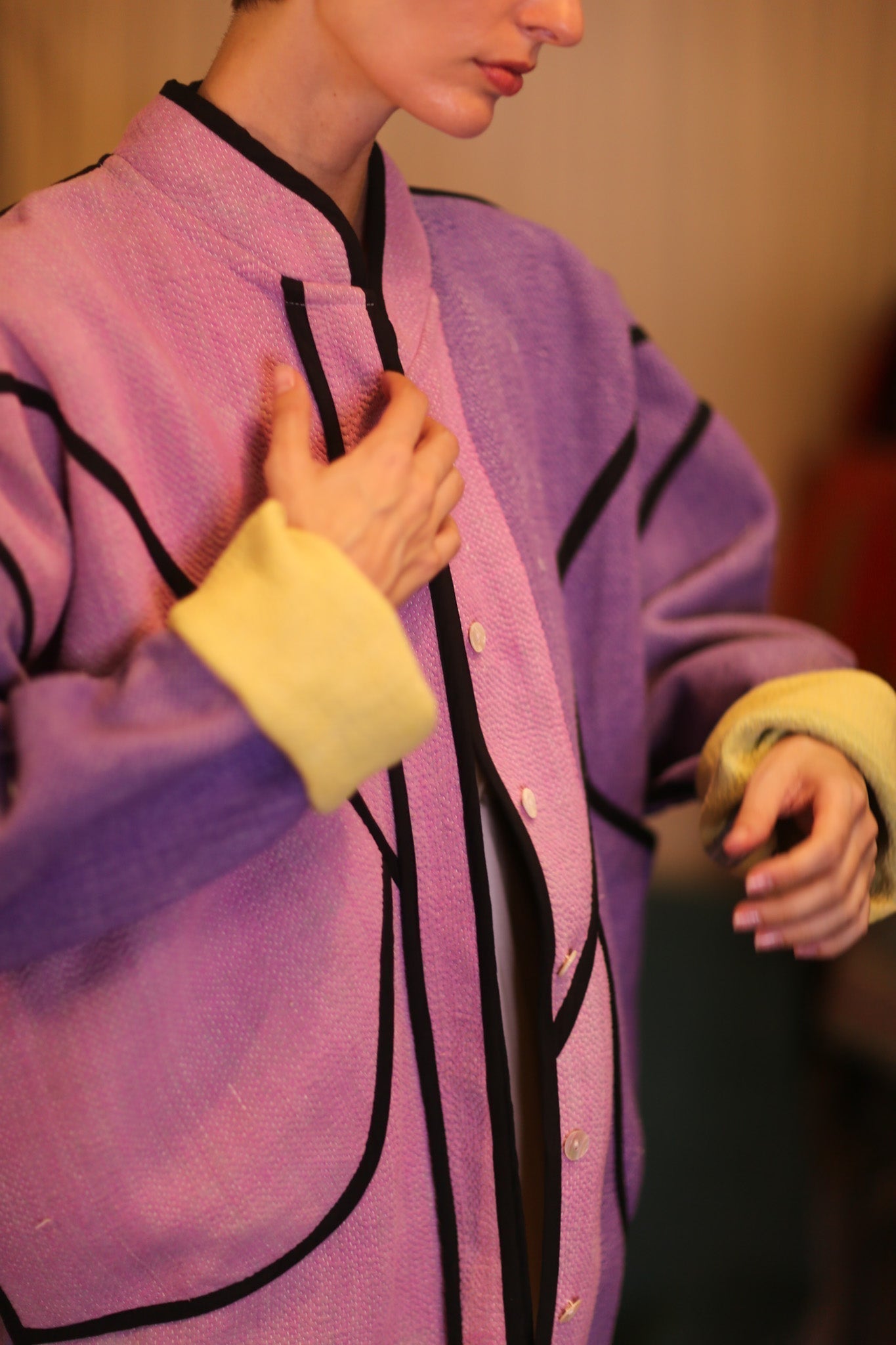 PURPLE PINK JACKET OUNA - MOMO STUDIO BERLIN - Berlin Concept Store - sustainable & ethical fashion