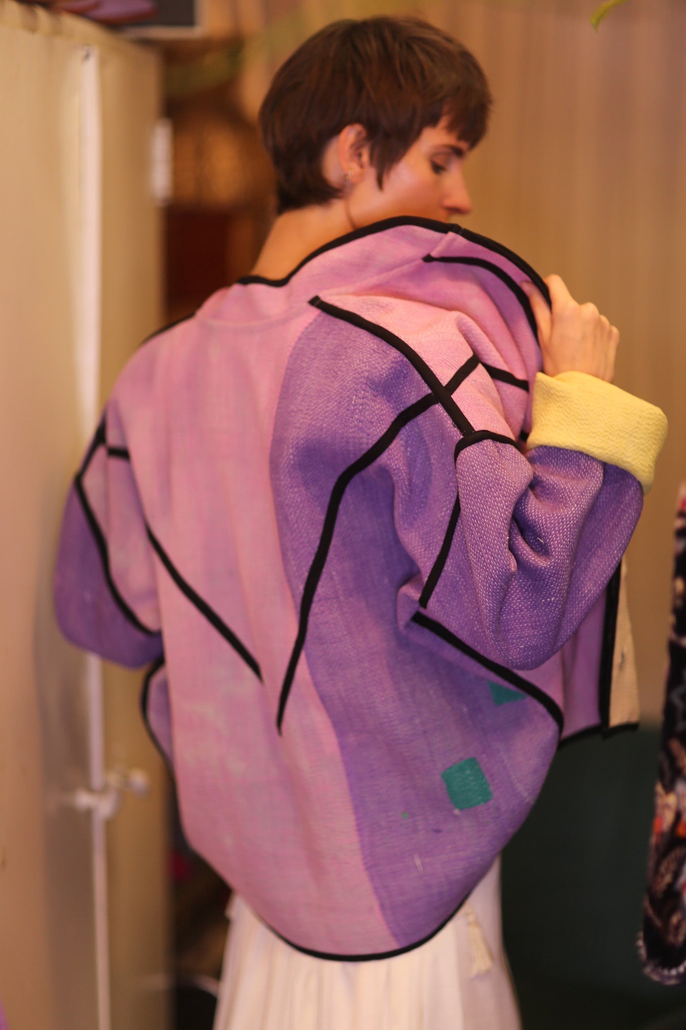PURPLE PINK JACKET OUNA - MOMO STUDIO BERLIN - Berlin Concept Store - sustainable & ethical fashion