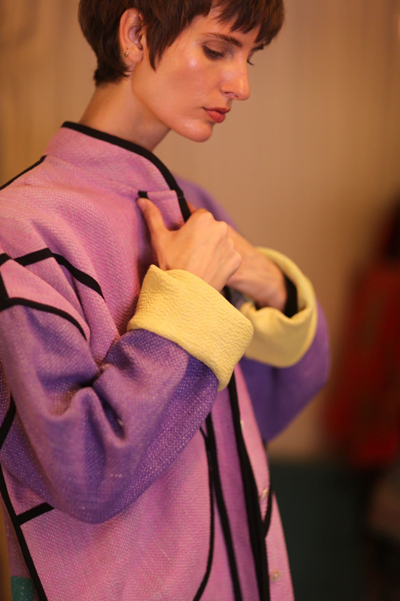 PURPLE PINK JACKET OUNA - MOMO STUDIO BERLIN - Berlin Concept Store - sustainable & ethical fashion