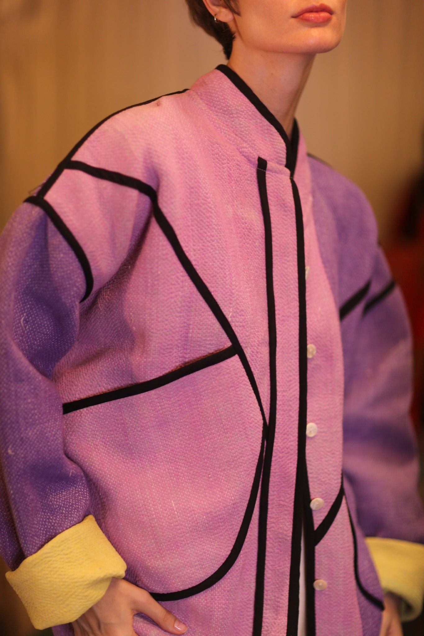 PURPLE PINK JACKET OUNA - MOMO STUDIO BERLIN - Berlin Concept Store - sustainable & ethical fashion