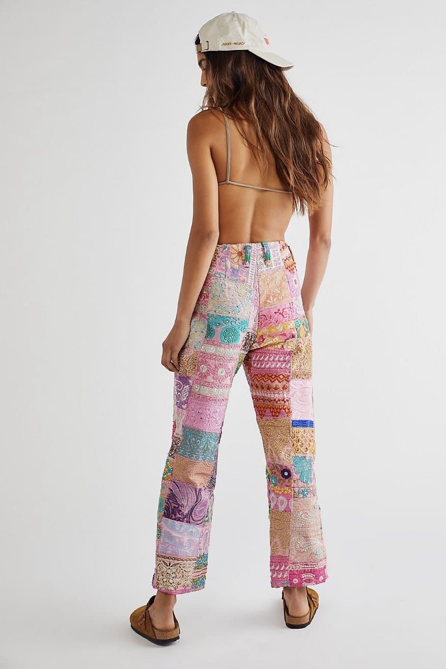 RAYA EMBROIDERED PATCHWORK PANTS - MOMO STUDIO BERLIN - Berlin Concept Store - sustainable & ethical fashion