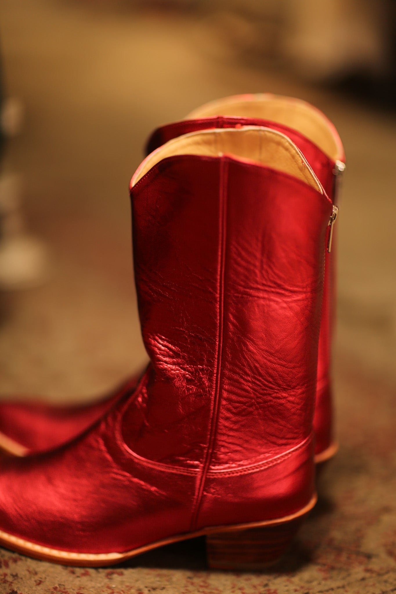 RED WESTERN BOOTS KATINATE - MOMO STUDIO BERLIN - Berlin Concept Store - sustainable & ethical fashion