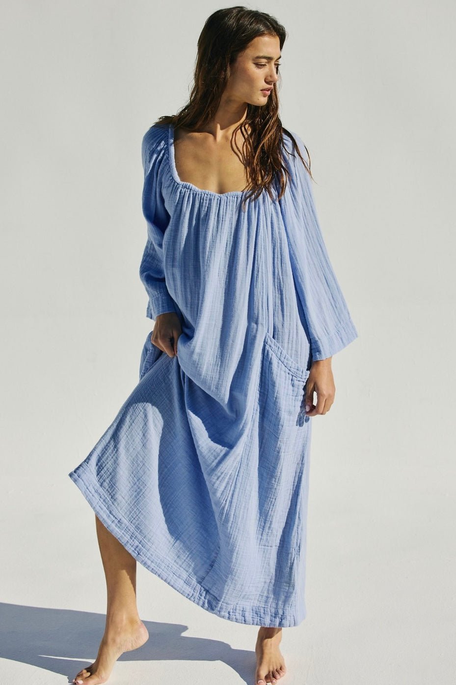 ROAM MORE COTTON MAXI DRESS - MOMO STUDIO BERLIN - Berlin Concept Store - sustainable & ethical fashion