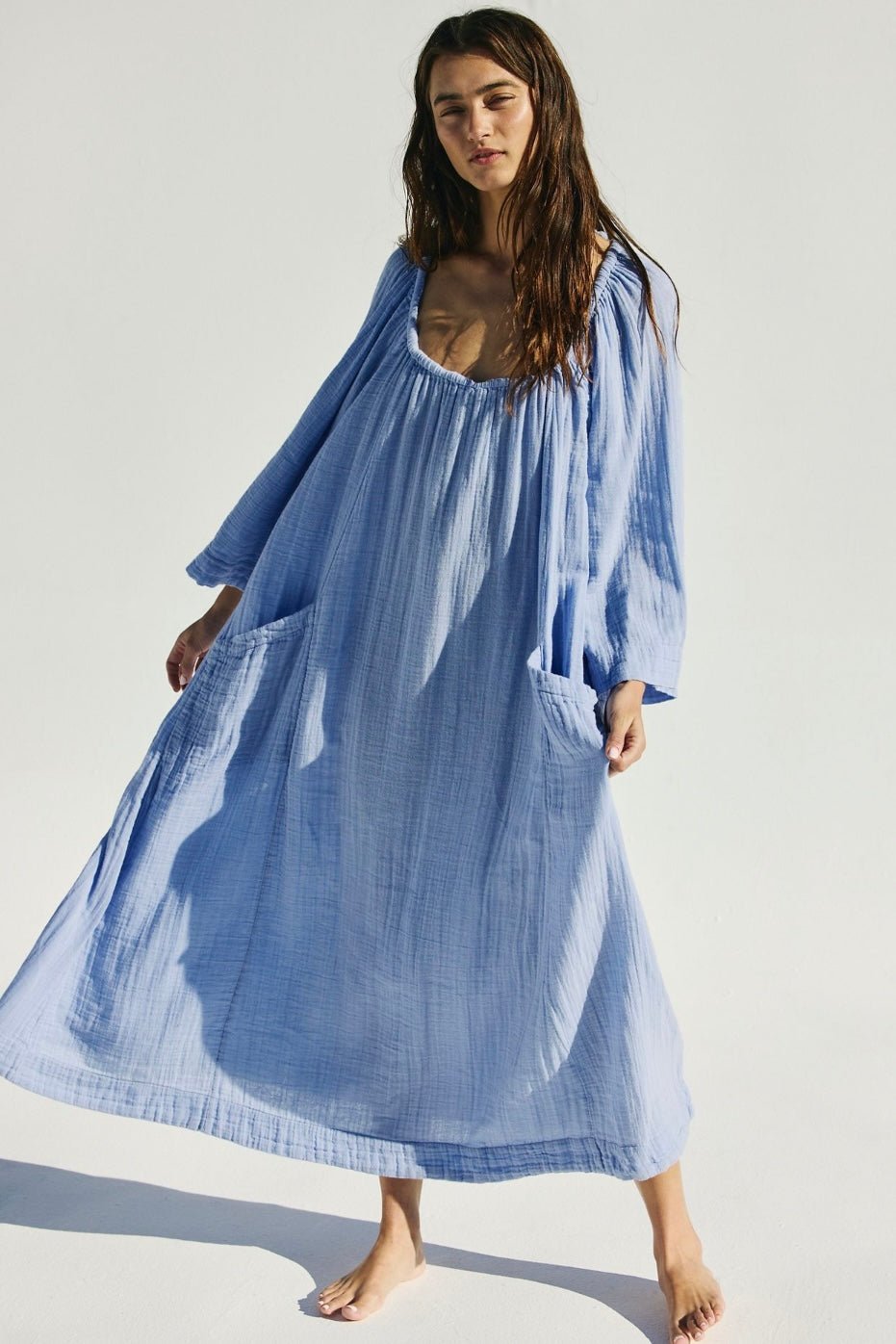 ROAM MORE COTTON MAXI DRESS - MOMO STUDIO BERLIN - Berlin Concept Store - sustainable & ethical fashion