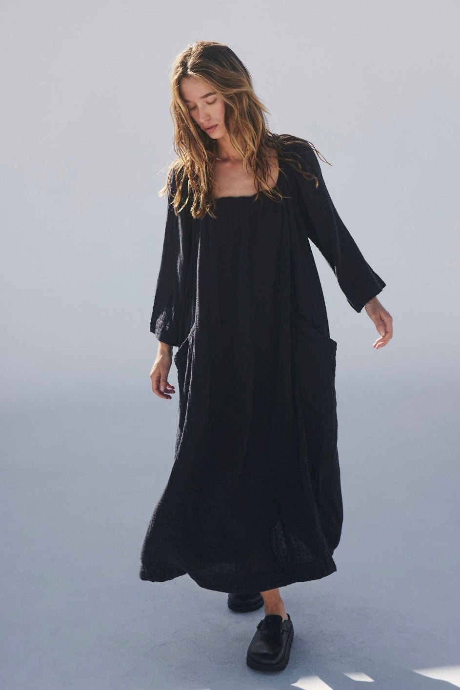 ROAM MORE COTTON MAXI DRESS - MOMO STUDIO BERLIN - Berlin Concept Store - sustainable & ethical fashion