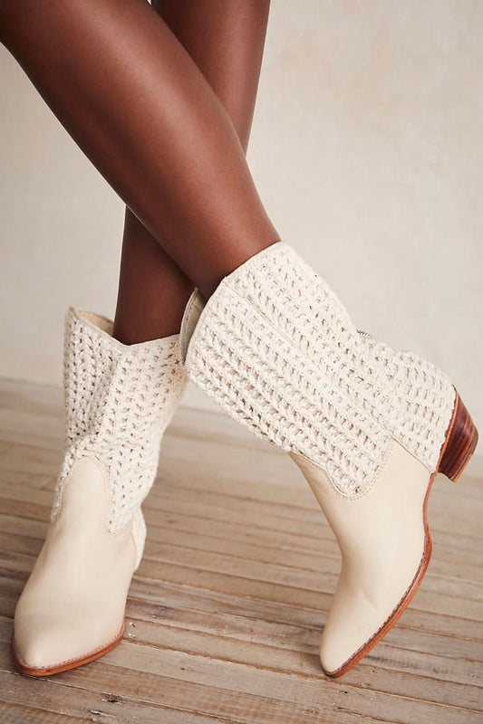 SELINA CROCHET WESTERN BOOTS - MOMO STUDIO BERLIN - Berlin Concept Store - sustainable & ethical fashion