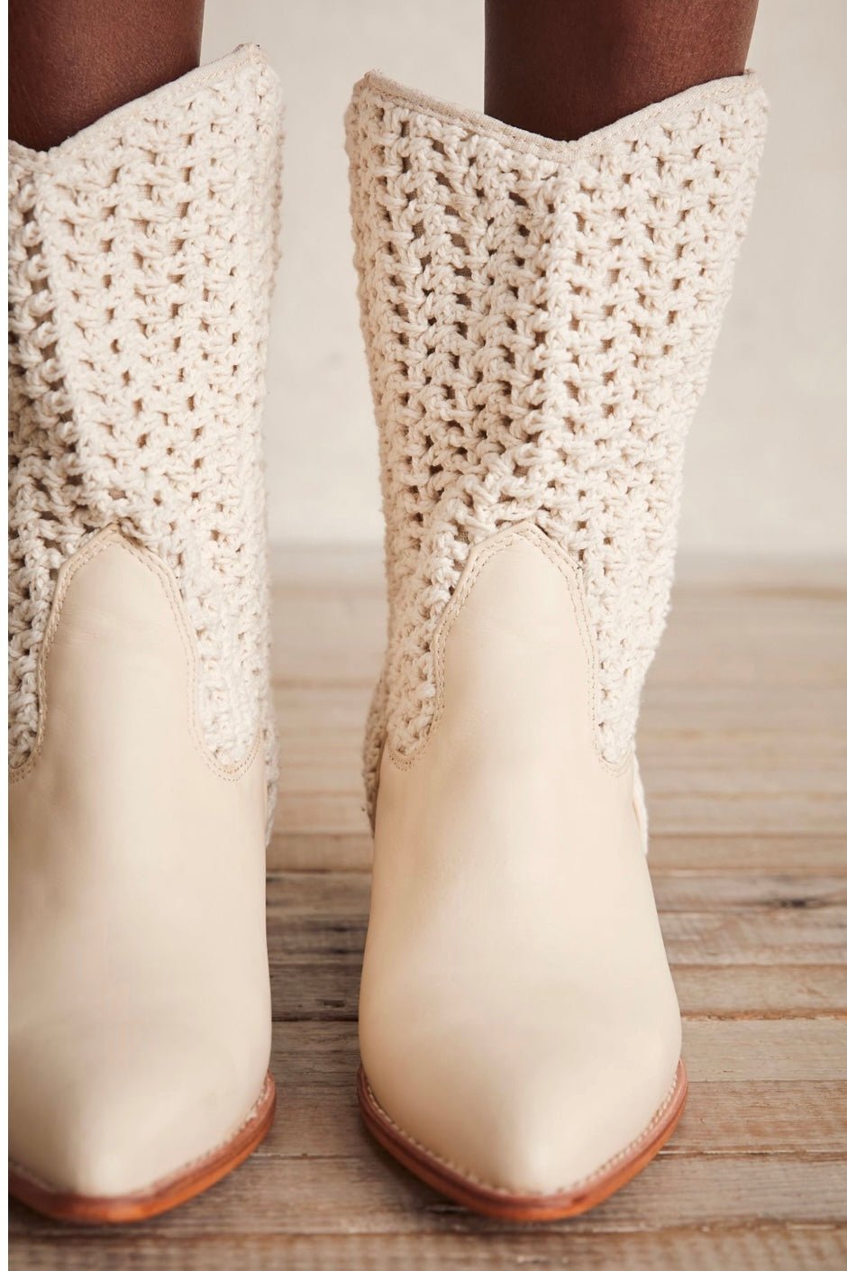 SELINA CROCHET WESTERN BOOTS - MOMO STUDIO BERLIN - Berlin Concept Store - sustainable & ethical fashion