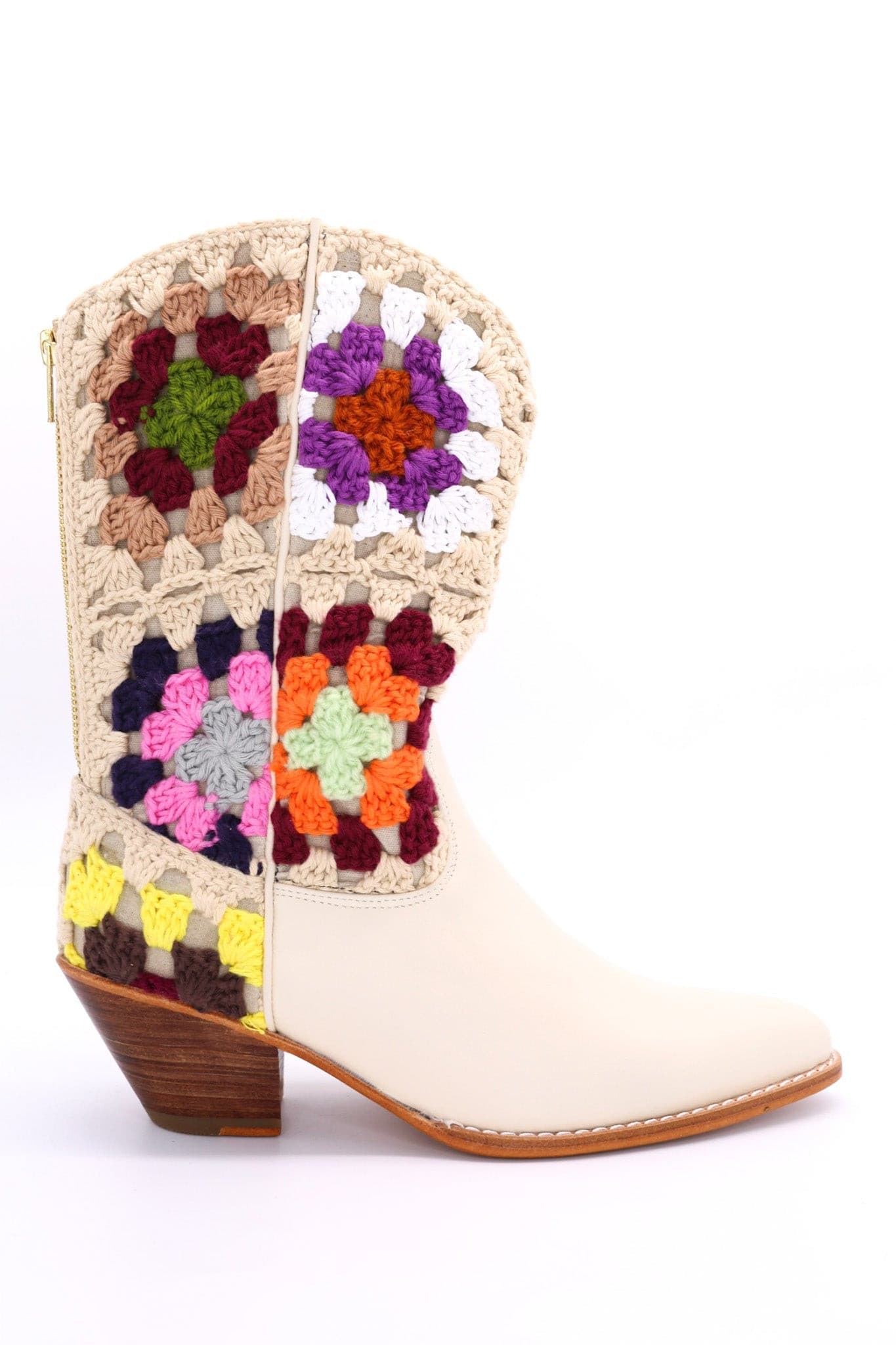 SELINA CROCHET WESTERN BOOTS - MOMO STUDIO BERLIN - Berlin Concept Store - sustainable & ethical fashion